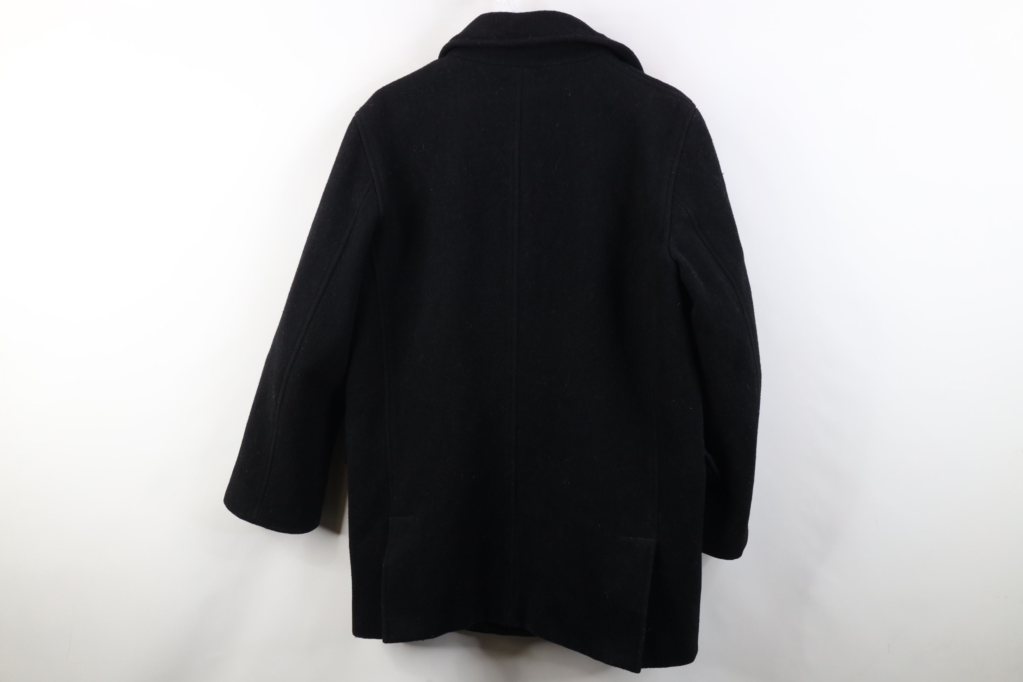 J.Crew Vintage Y2K J Crew Faded Wool Button Jacket Coat Black Size M / US 6-8 / IT 42-44 - 13 Thumbnail