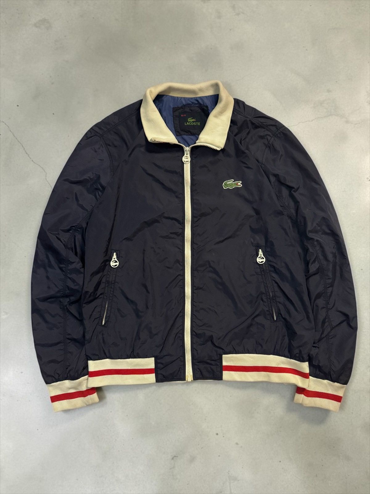 Lacoste Lacoste Vintage Windbreaker Jacket Size US L / EU 52-54 / 3 - 1 Thumbnail