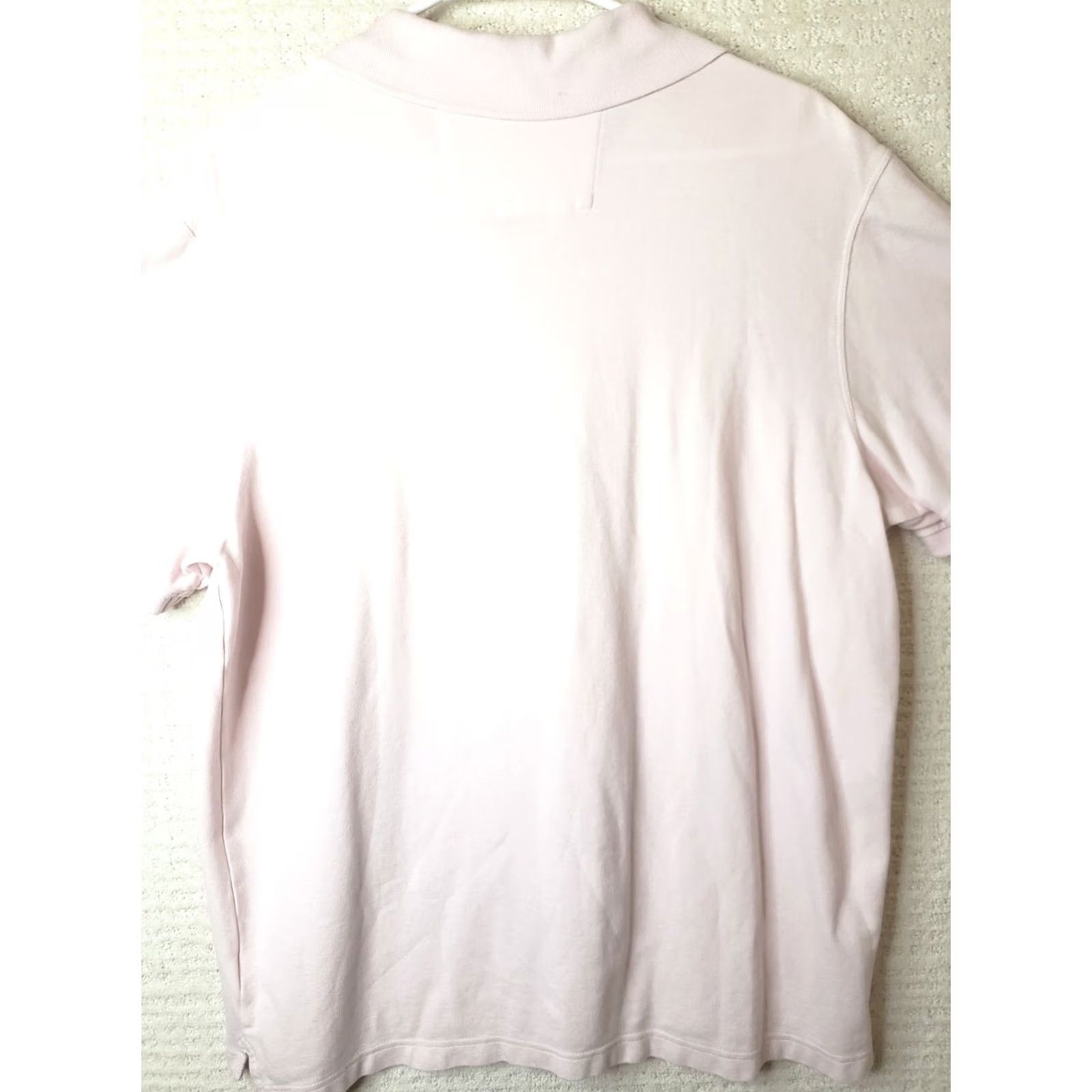 Banana Republic Banana Republic Polo Shirt Men XL Pink Short Sleeve Pocket Heathered 100% Cotton Knit Shirt Casual Workwear Golf Logo Modern Classic Mens Size US XL / EU 56 / 4 - 7 Thumbnail