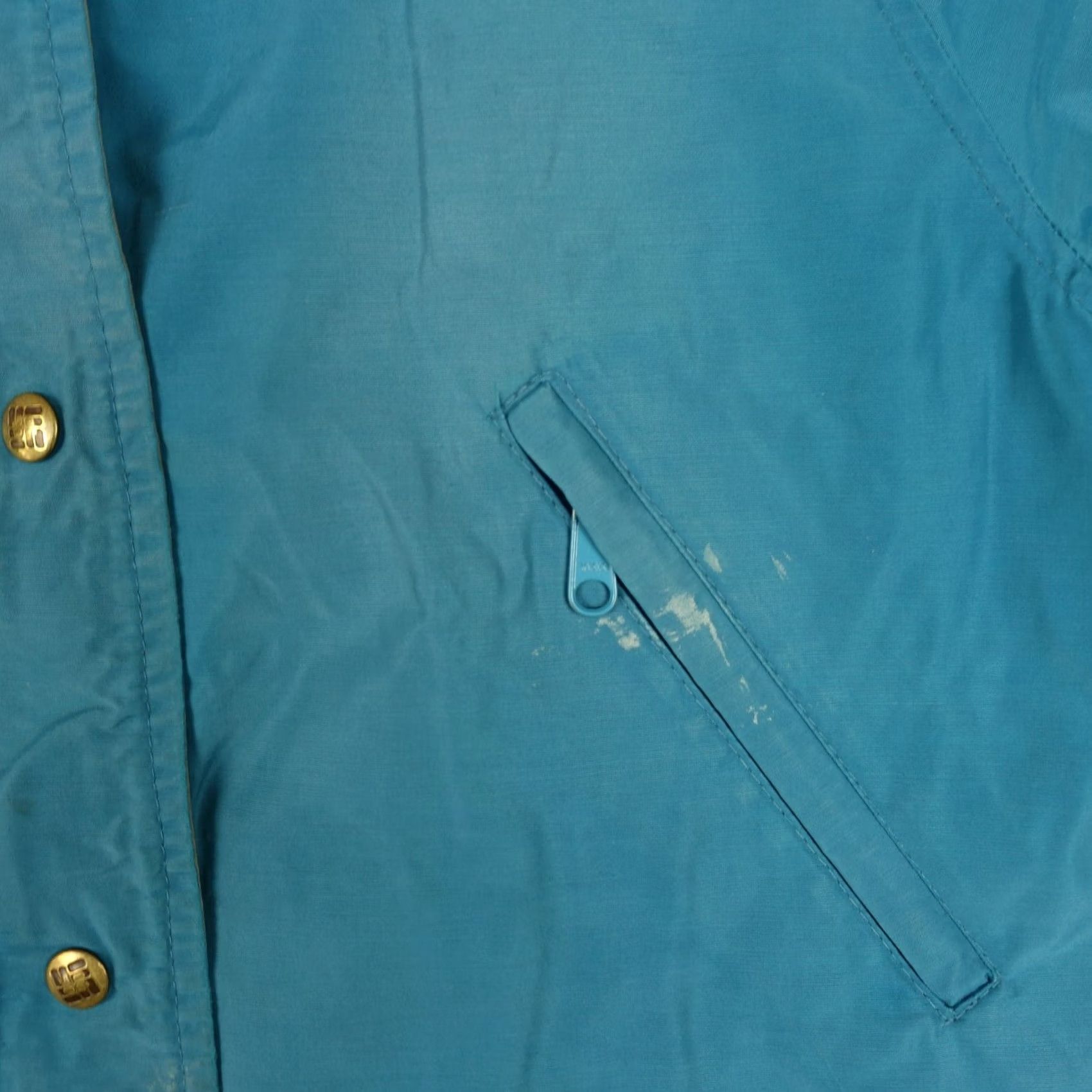 Vintage VINTAGE Columbia Jacket Womens Small Blue Full Zip Rain Coat 1970s Safari Hiking Size S / US 4 / IT 40 - 5 Thumbnail