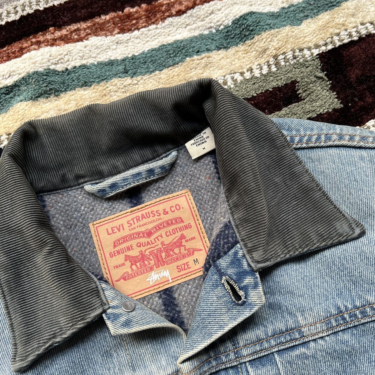 Levi's × Stussy LEVIS x STUSSY TRUCKER JACKET M Size US M / EU 48-50 / 2 - 3 Thumbnail