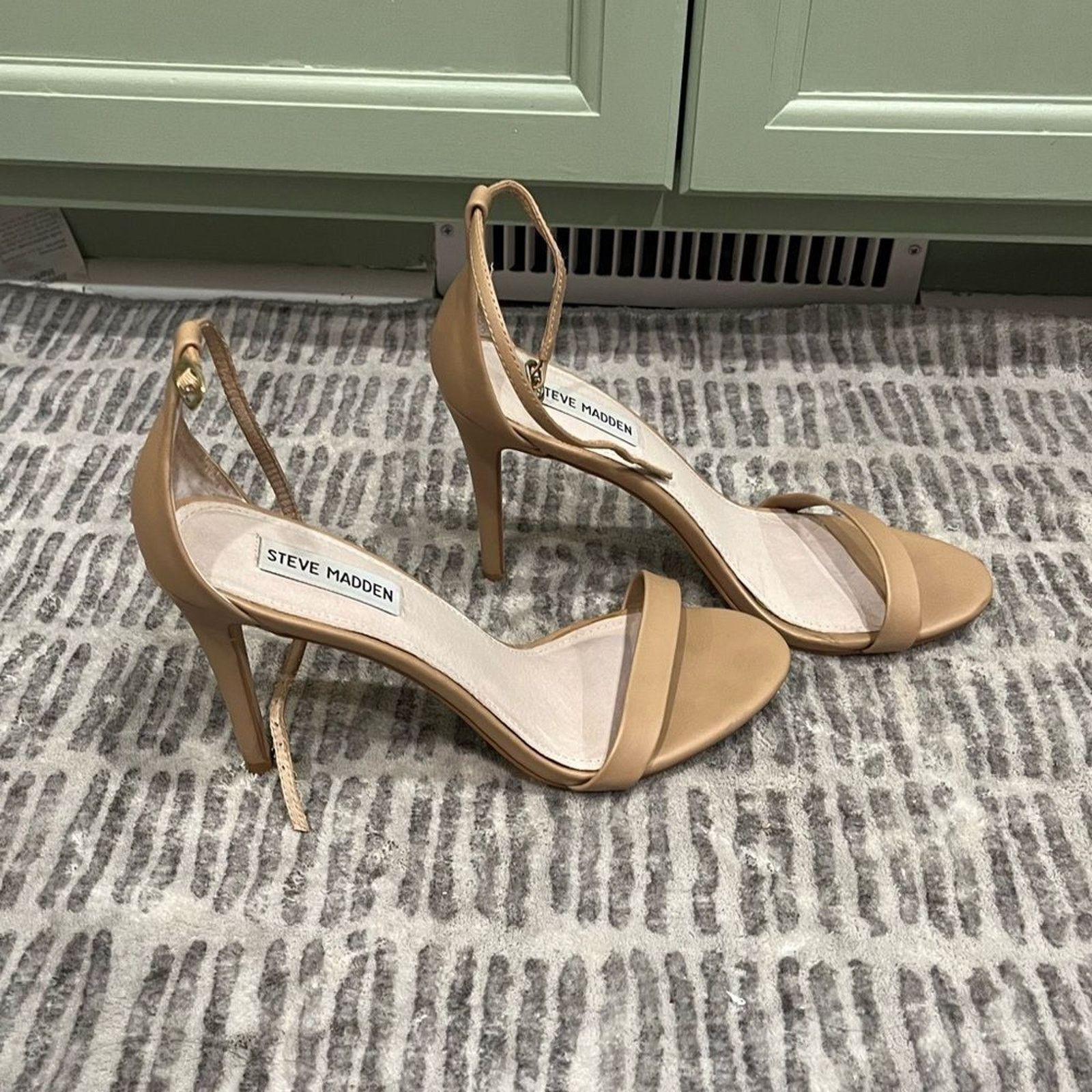 Steve Madden Steve Madden Stacy Stiletto High Heels Leather Nude 9.5 M Size US 9.5 / IT 39.5 - 3 Thumbnail