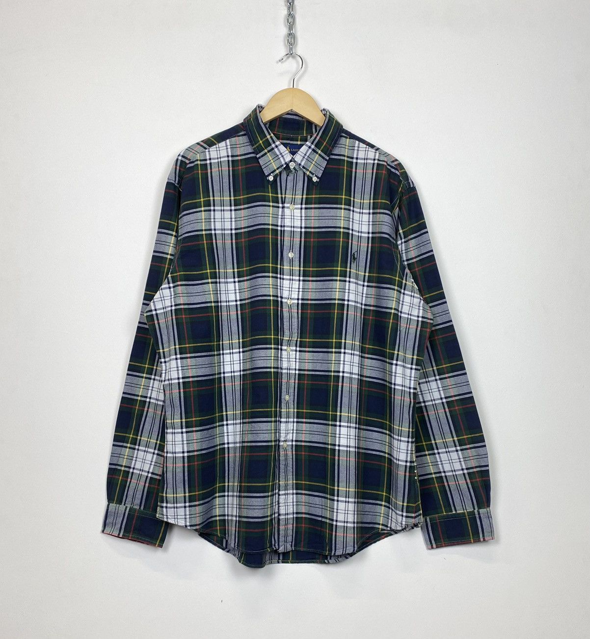 Polo Ralph Lauren Vintage Ralph Lauren Plaid Slim Fit Shirt Men’s Size XXL Size US XXL / EU 58 / 5 - 1 Thumbnail