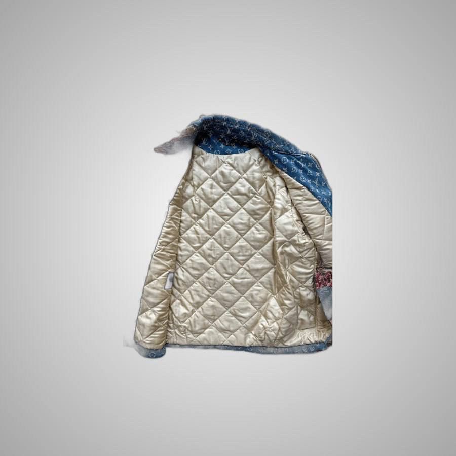 Louis Vuitton LOUIS VUITTON BLUE MONOGRAM DISTRESSED FLORAL WORKWEAR Size US XL / EU 56 / 4 - 3 Thumbnail