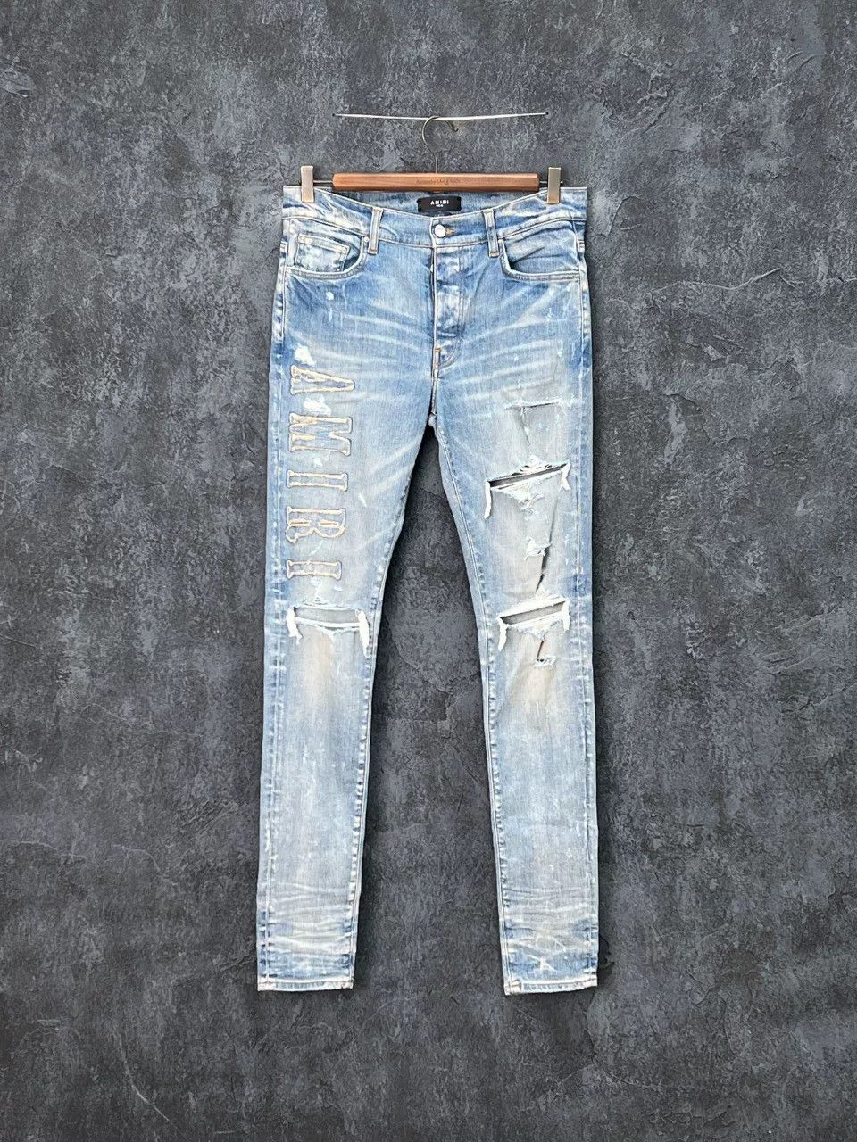 Amiri Amiri Retro Embroidered Casual Pants 34 Men Size US 34 / EU 50 - 1 Thumbnail