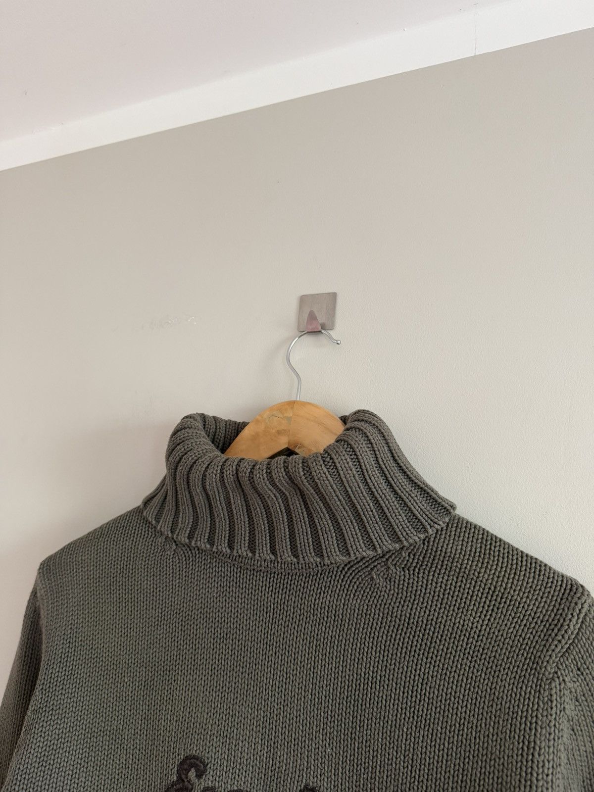 Vintage Esprit Knit Turtleneck Sweater Chunky Cropped Size M / US 6-8 / IT 42-44 - 4 Thumbnail