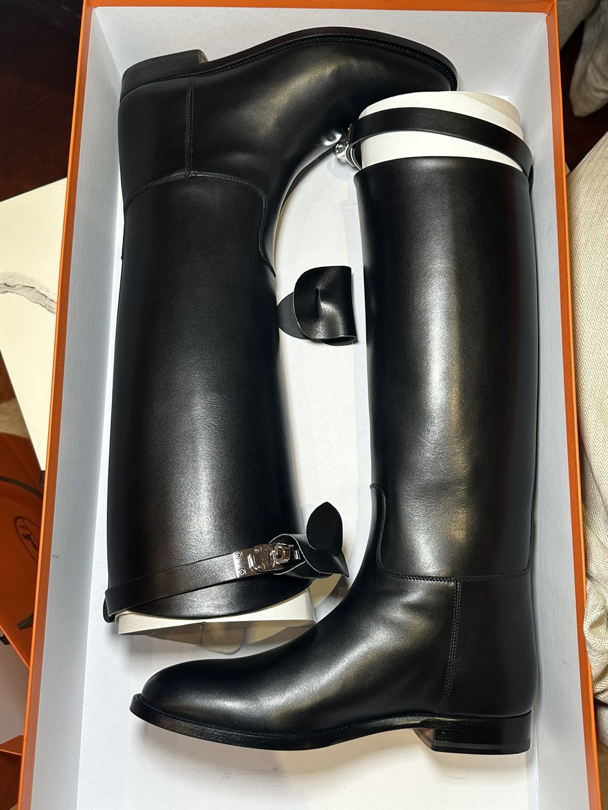 Hermes Hermes Jumping Boots Black Size 37.5 BRAND NEW | Grailed