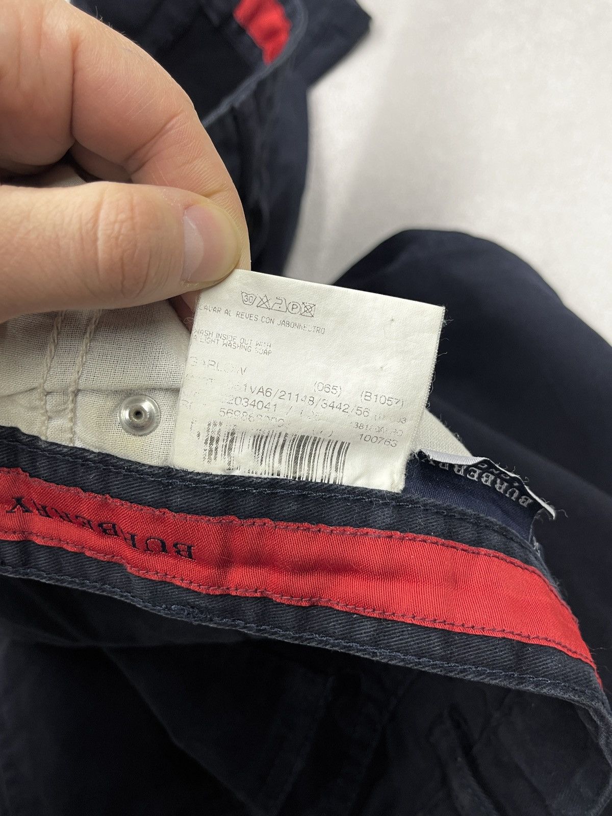 Burberry Vintage Burberry Jeans Garlow Pants Navy Size US 38 / EU 54 - 15 Thumbnail