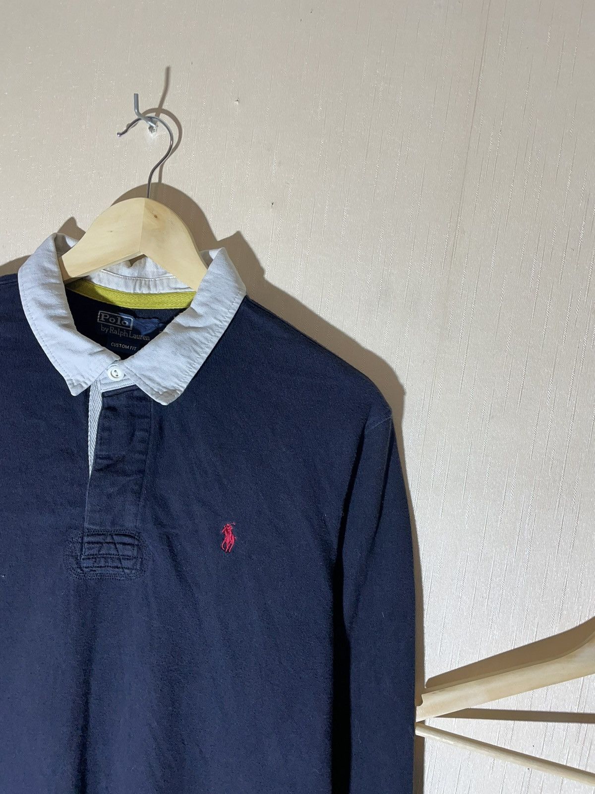 Polo Ralph Lauren × Vintage Polo Ralph Lauren vintage rugby jersey long sleeve 90s Size US XL / EU 56 / 4 - 3 Thumbnail