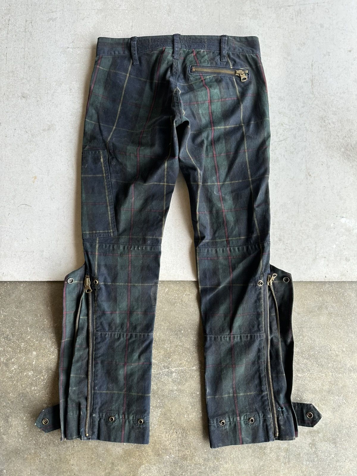 RRL Ralph Lauren RARE🔥🔥 Vintage RALPH LAUREN Check Tartan Bondage Punk Conmar Size US 30 / EU 46 - 13 Thumbnail