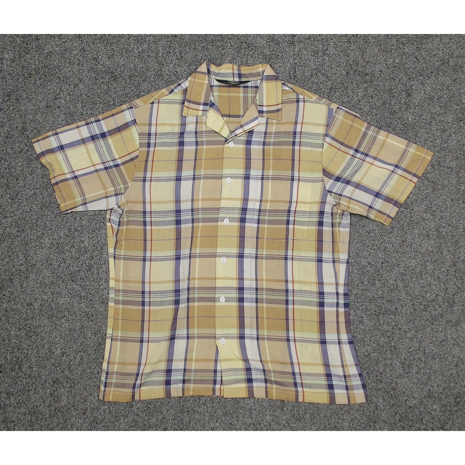 Vintage Vintage 1970s California Plus Boxy Camp Collar Plaid Shirt Size US M / EU 48-50 / 2 - 3 Thumbnail