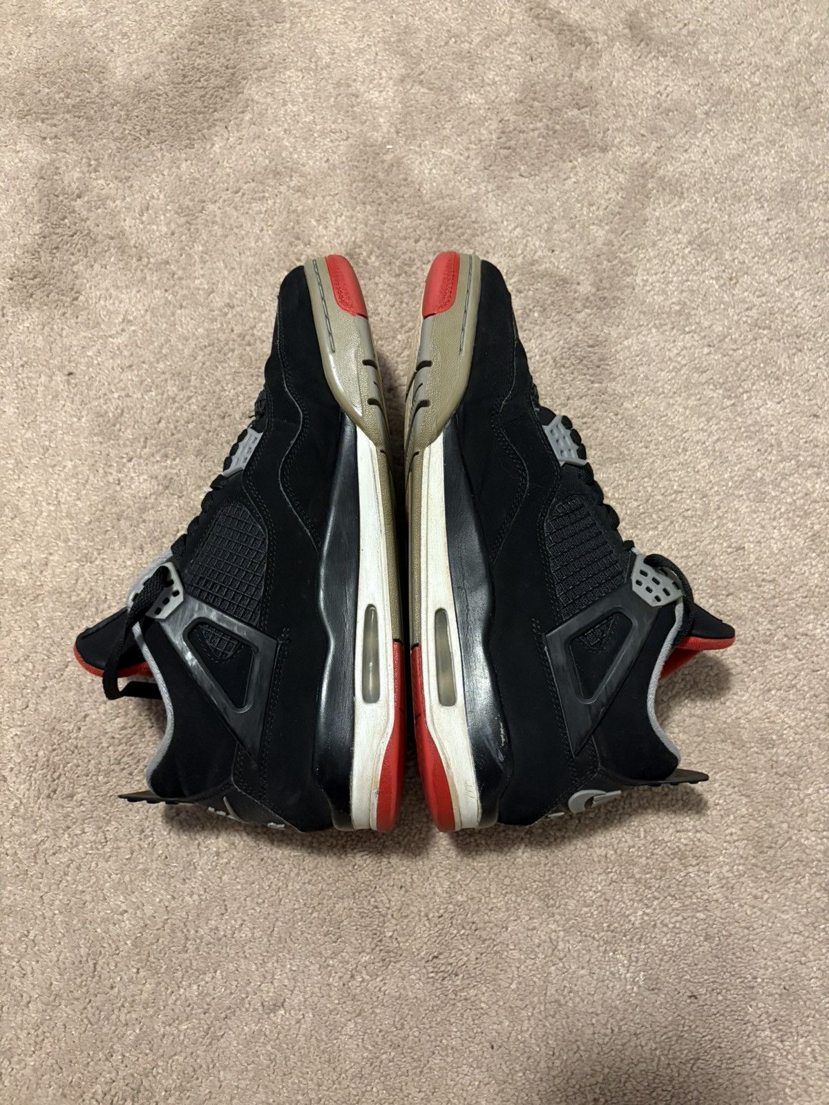 Nike Air Jordan 4 Retro “Bred” 2012 Size US 9.5 / EU 42-43 - 4 Thumbnail