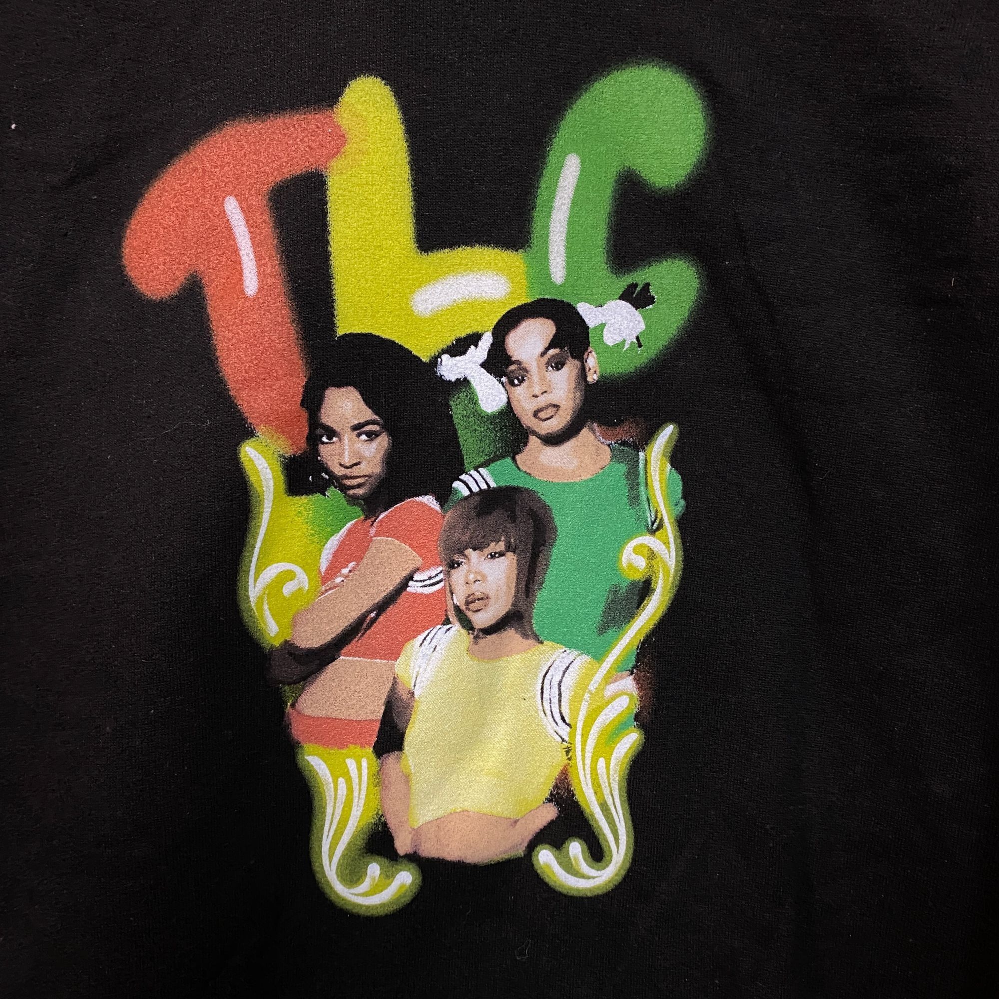 Other TLC Ohhh On the TLC Tip Airbrush Urban Pop Group Hoodie M Size US M / EU 48-50 / 2 - 2 Thumbnail