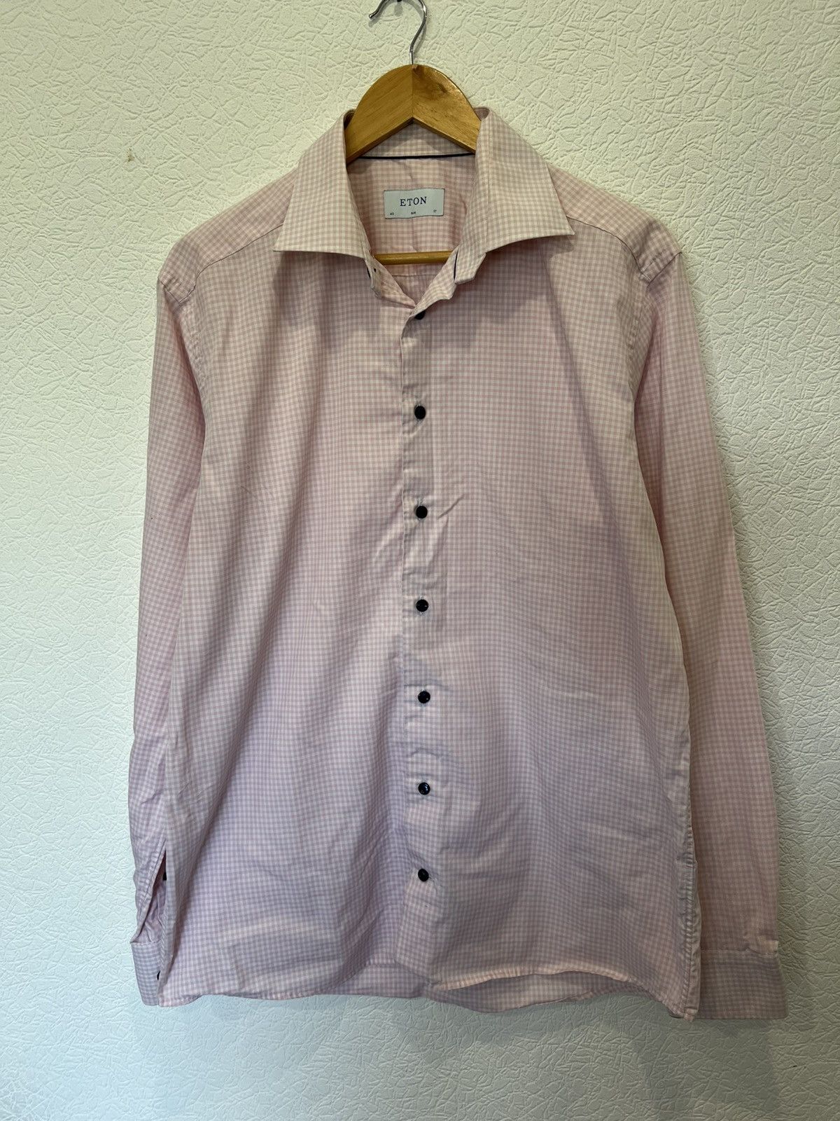 Eton Eton Pink Classic Shirt Button Up Men Size US L / EU 52-54 / 3 - 1 Thumbnail