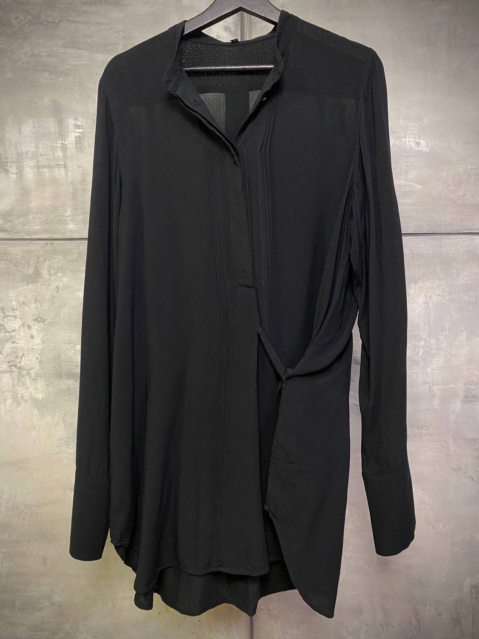 Ann Demeulemeester Shirt with pleated effect S Size 46R - 3 Thumbnail