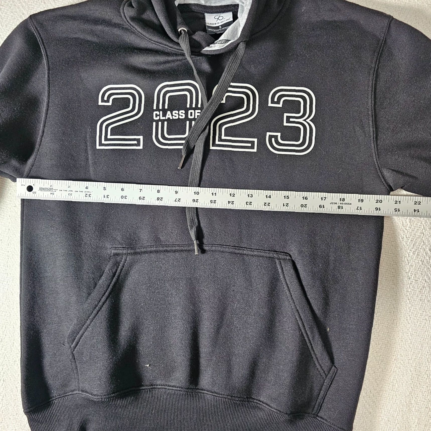 KangaROOS Herff Jones Hoodie Class of 2023 Black Gray Small Kangaroo Pocket Long Sleeve Crew Neck Knit Hooded Pullover Lightweight Pockets Regular Men XS? Wait. Size US S / EU 44-46 / 1 - 6 Thumbnail