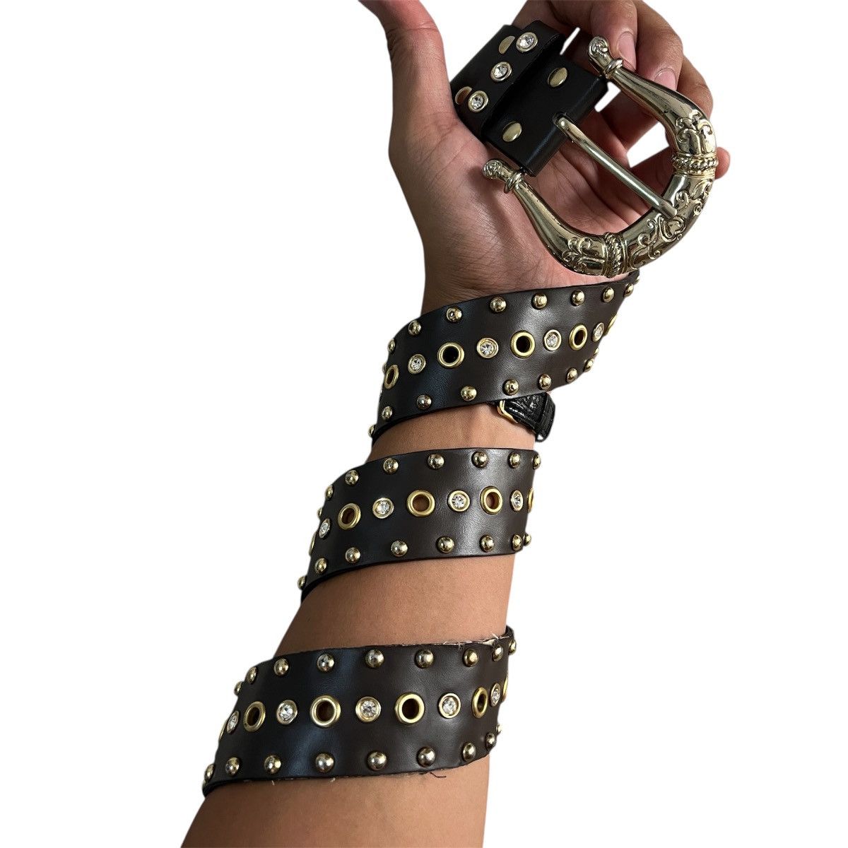 Vintage Y2K Studded Diamond Belt Size ONE SIZE - 1 Thumbnail