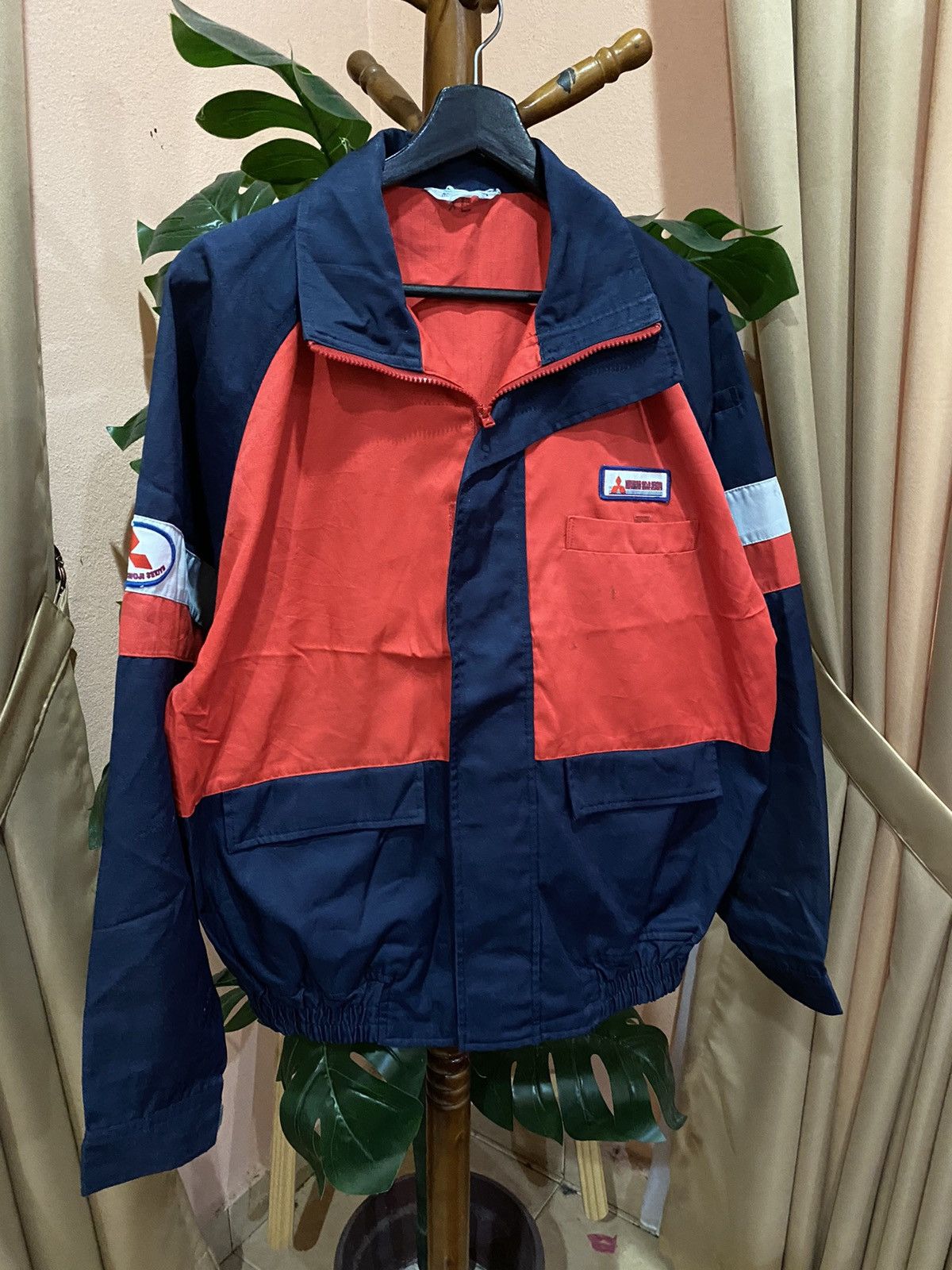 Japanese Brand Vintage Mitsubishi Shoji Sekiyu Jacket Japan Exclusive Size US L / EU 52-54 / 3 - 3 Thumbnail
