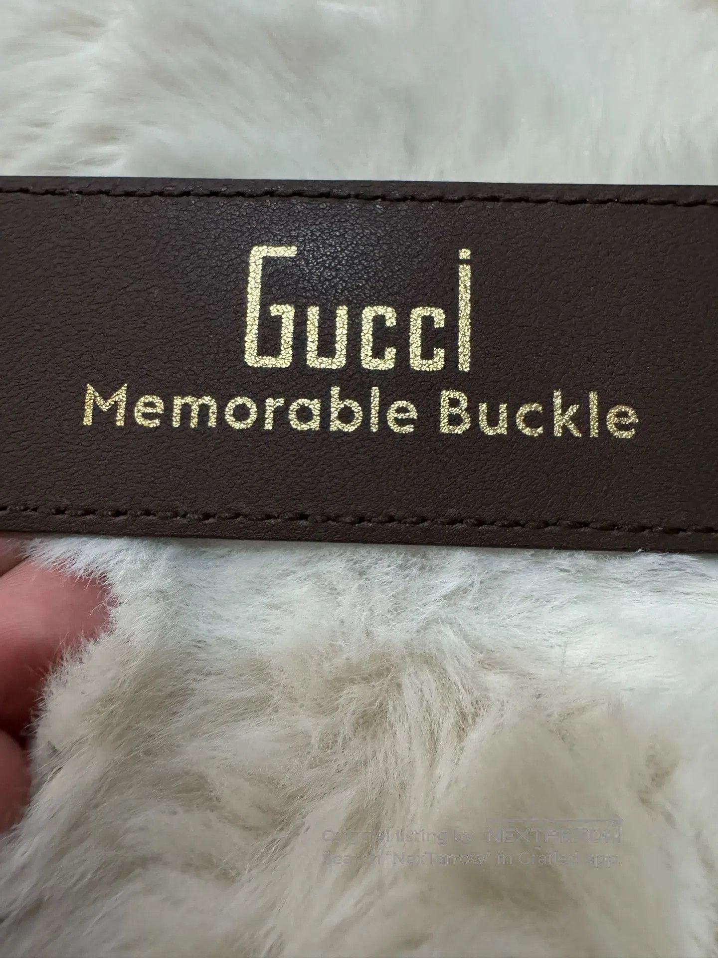 Gucci Guicci size 80 Rainbow Double G Printed Belt| Size ONE SIZE - 4 Thumbnail