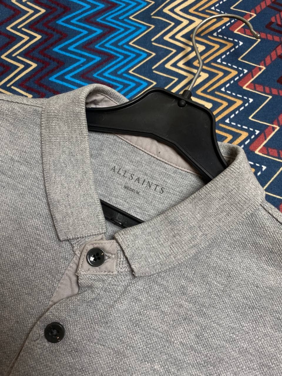 Allsaints Streetwear T-Shirt Allsaints gray polos Y2K Vintage Size US M / EU 48-50 / 2 - 2 Thumbnail