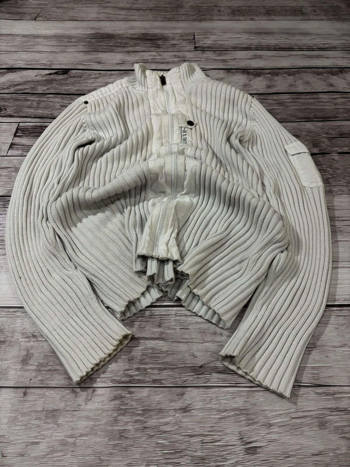 Japanese Brand × Junya Watanabe × Yohji Yamamoto Vintage Streetwear Kapital Style Sweater Zip Hoodie 90s Size US M / EU 48-50 / 2 - 1 Thumbnail