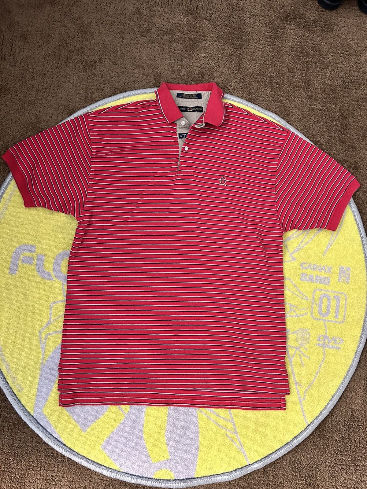 Tommy Hilfiger × Vintage vintage tommy hilfiger polo Size US L / EU 52-54 / 3 - 1 Thumbnail