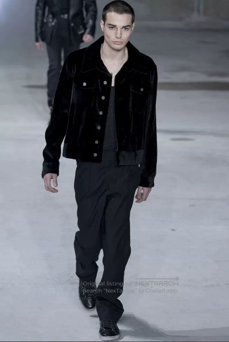 Saint Laurent Paris Saint Laurent Paris Black straight wool trousers Size US 28 / EU 44 - 7 Thumbnail