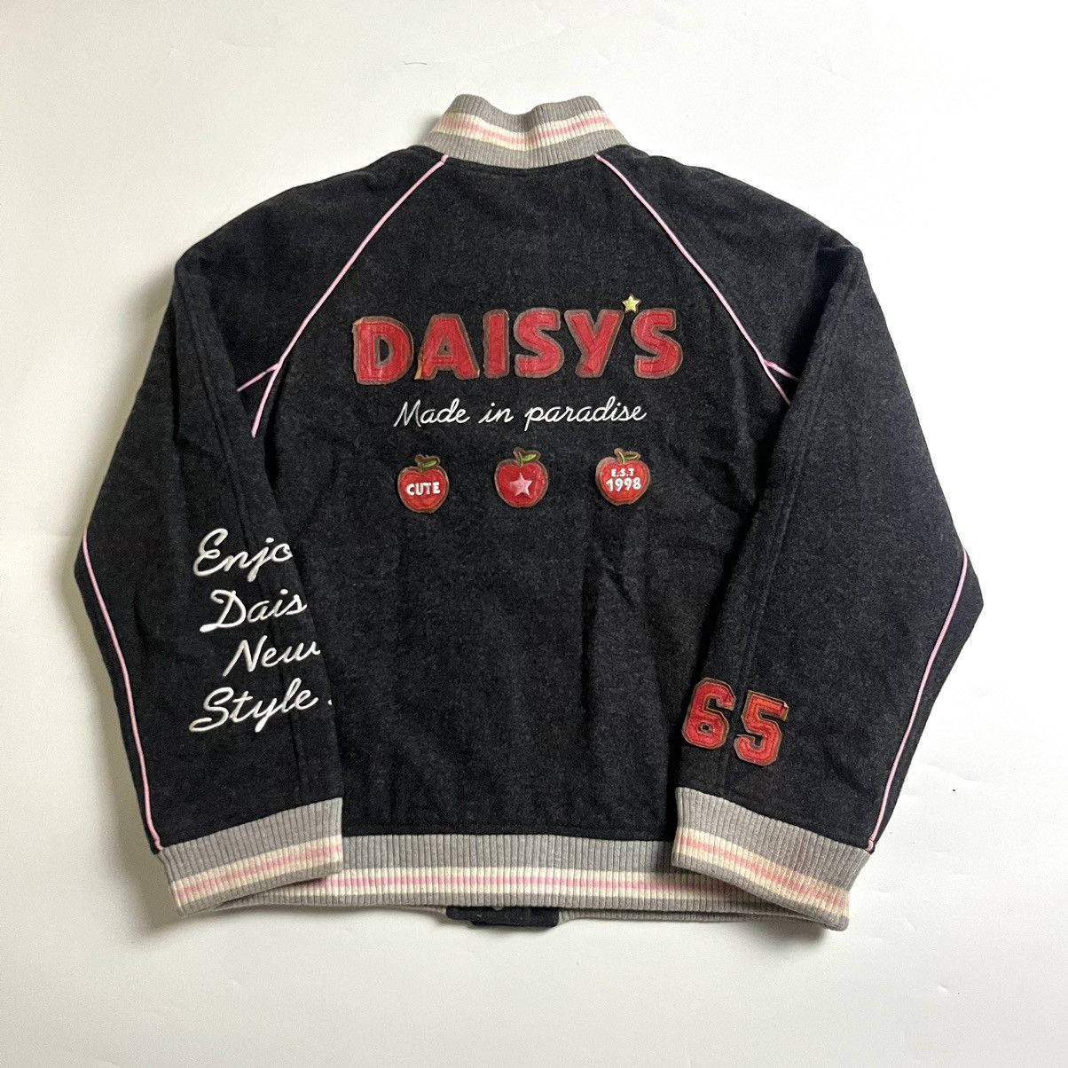Angel Blue 💥RARE 🔥 Daisy Lovers embroidery varsity jacket Size US L / EU 52-54 / 3 - 1 Thumbnail
