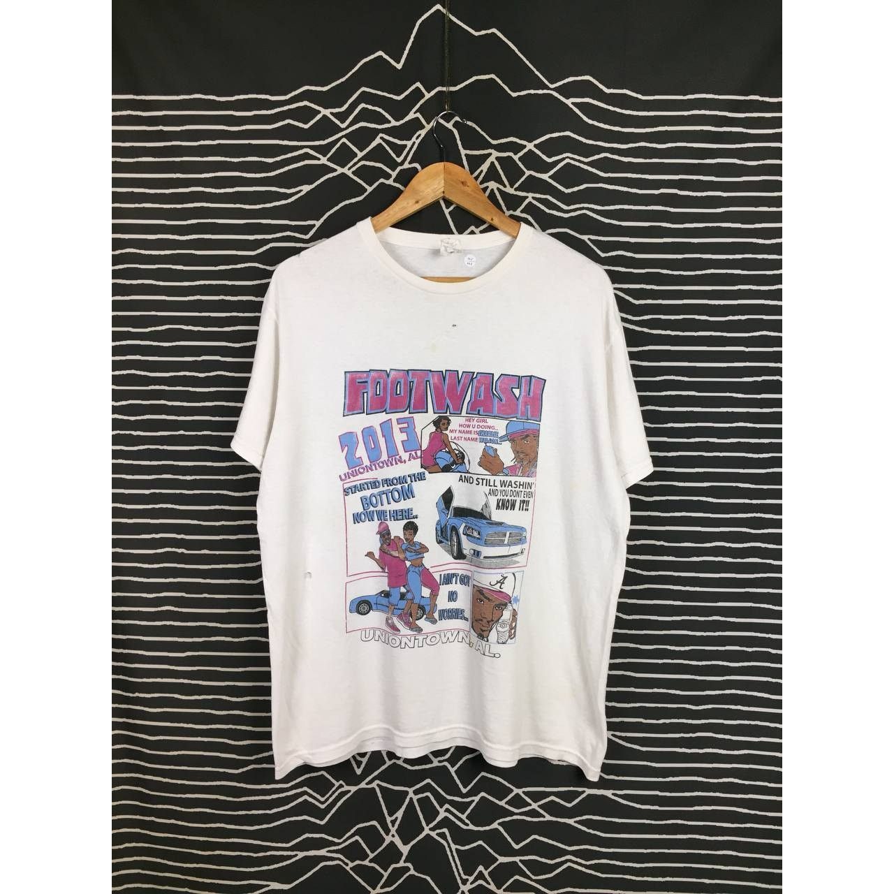 Delta × Vintage Vtg Y2K Footwash 2013 Uniontown Alabama Festival Tee Size US L / EU 52-54 / 3 - 2 Thumbnail