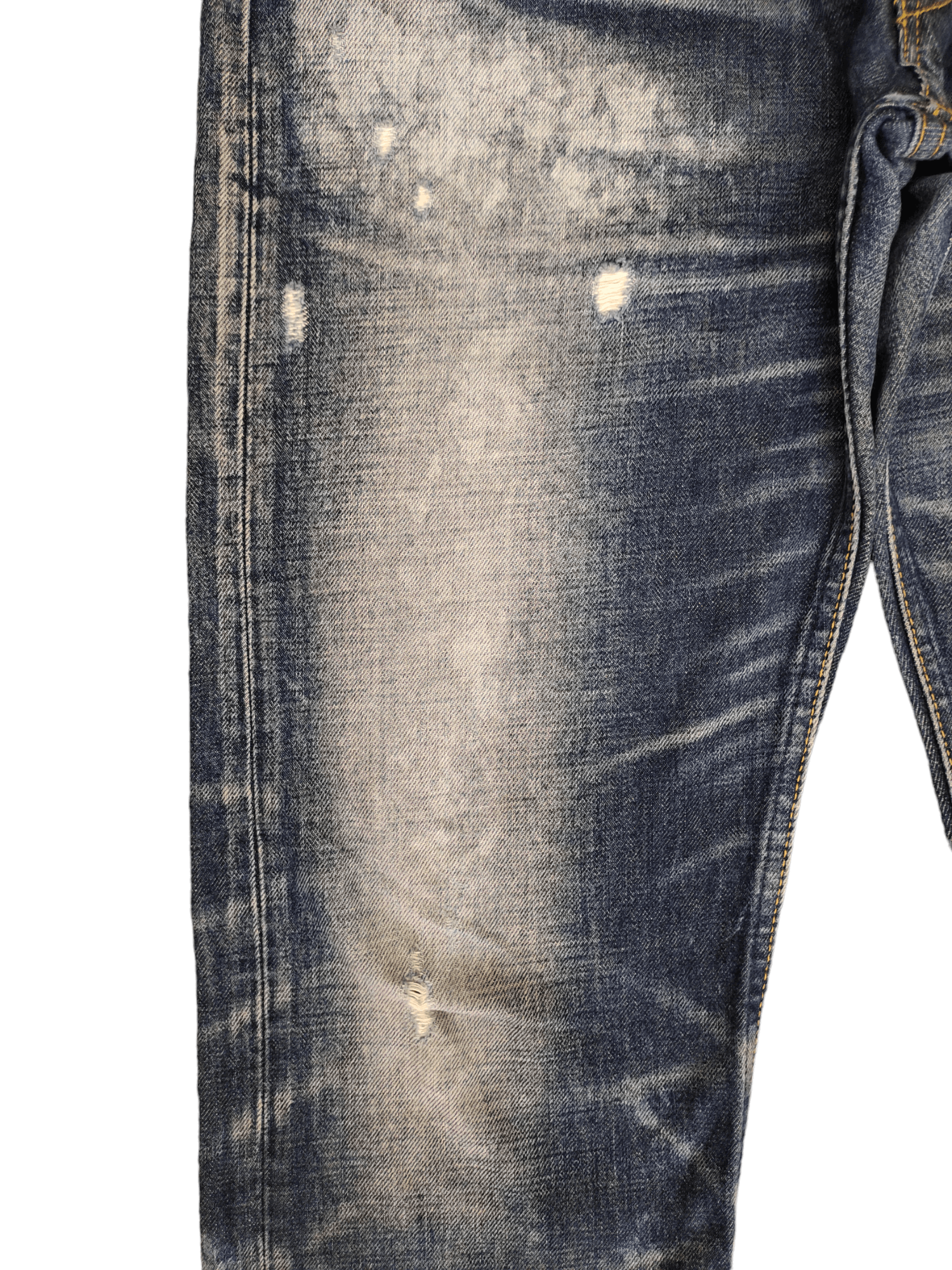 Kapital Japanese Brand Rna Inc. Acid Wash Distressed Denim Jeans Size US 32 / EU 48 - 11 Thumbnail