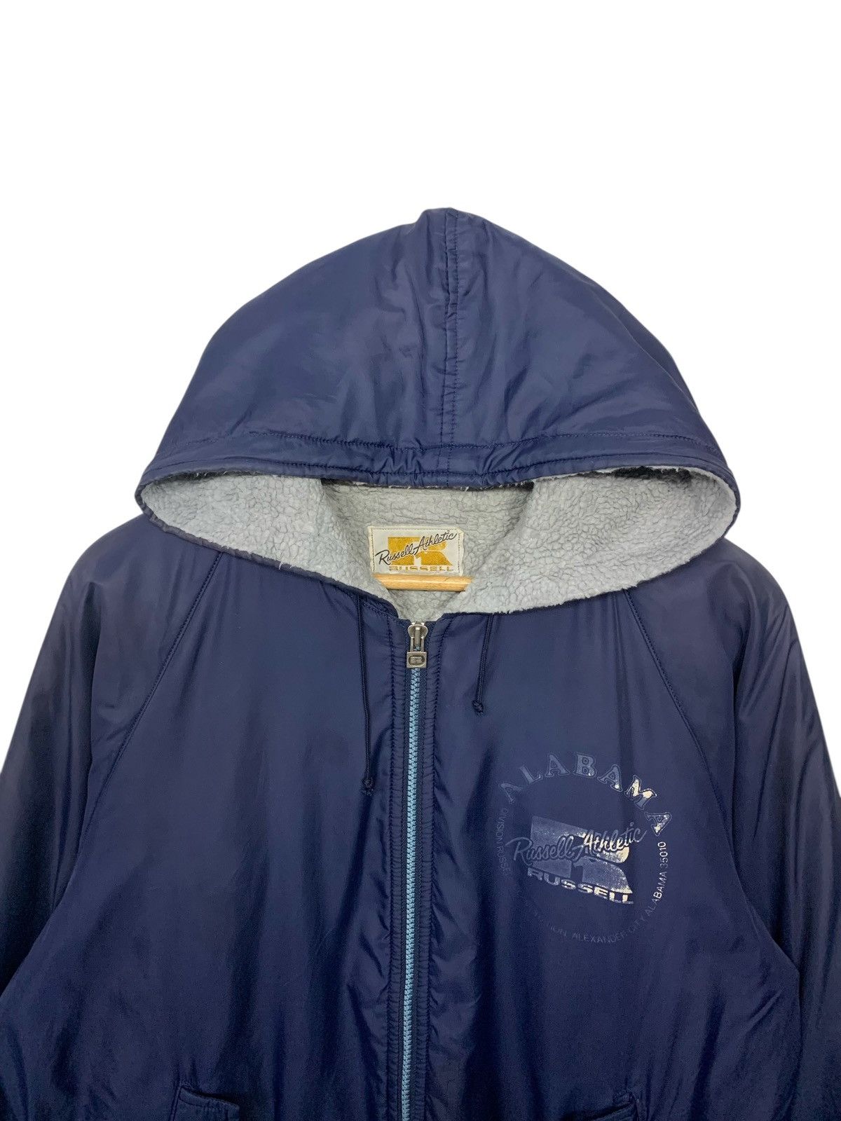 Russell Athletic × Vintage Vintage 90's Alabama By Russel Athletic Windbreaker Hoodie Size US M / EU 48-50 / 2 - 4 Thumbnail
