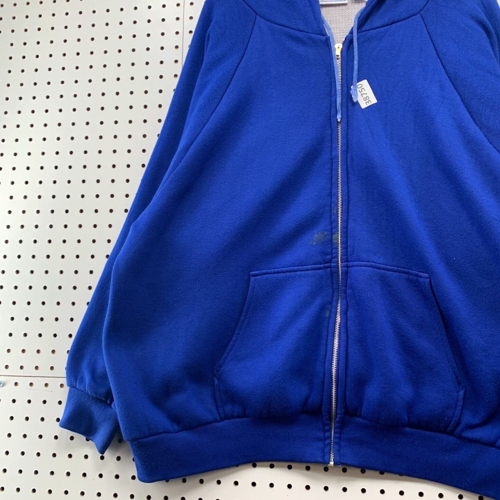 McGregor VINTAGE MacGregor Hoodie Mens 2XL Full Zip Zip Hooded Thermal Fleece Royal Blue 90s Size US XXL / EU 58 / 5 - 6 Thumbnail