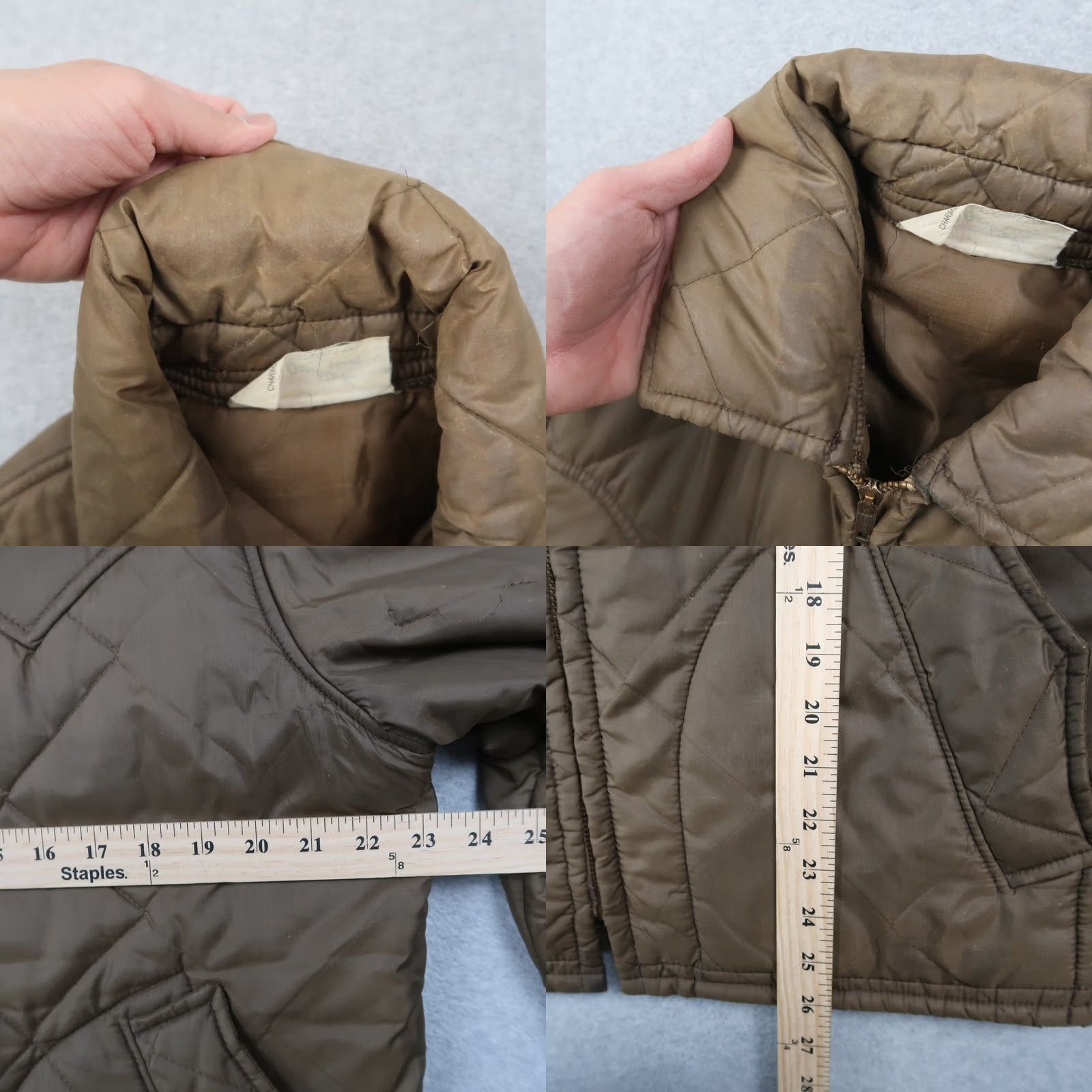 Doublet VINTAGE Double K Western Jacket Mens L Brown Quilted Zip 70s EXP - Image may show stains and wear Size US L / EU 52-54 / 3 - 9 Thumbnail