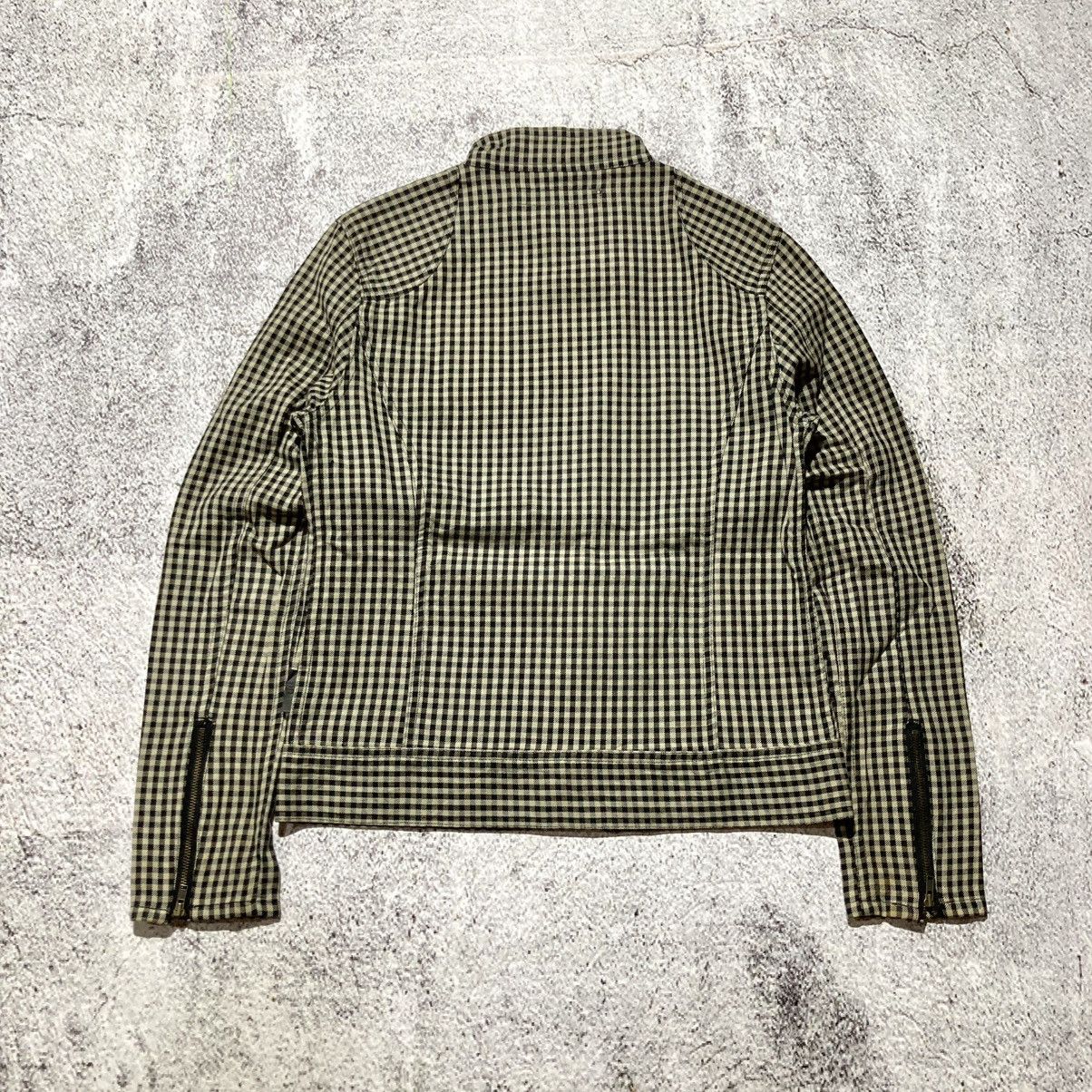 20471120 2000s Ehypenworld Gallery Asymastrical Bikers Jacket Plaid Size US XS / EU 42 / 0 - 13 Thumbnail