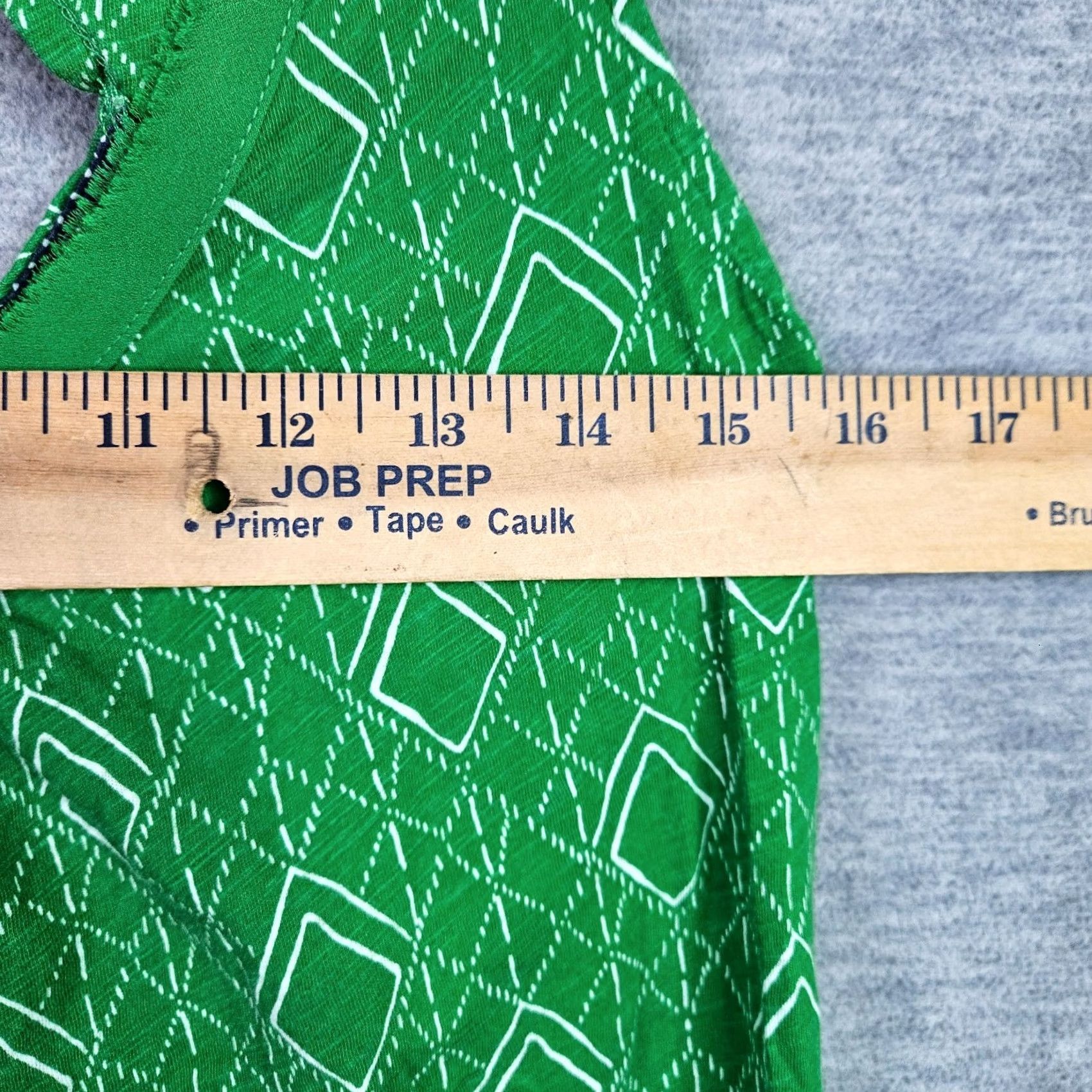 Anthropologie Akemi + Kin Tank Top Women’s XS Green Geometric Sleeveless Tank Top Size XS / US 0-2 / IT 36-38 - 7 Thumbnail