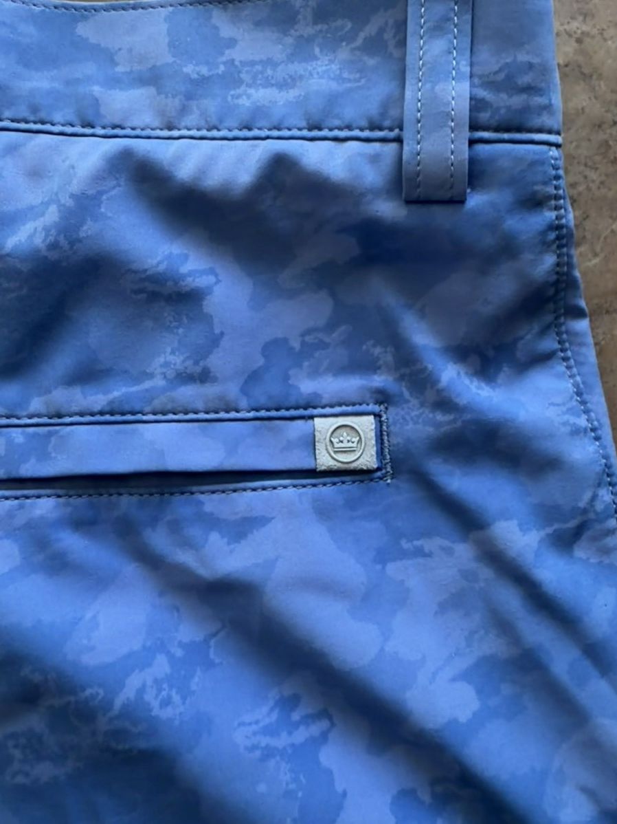 Peter Millar Peter Millar Blue Camo Shorts Size US 30 / EU 46 - 4 Thumbnail