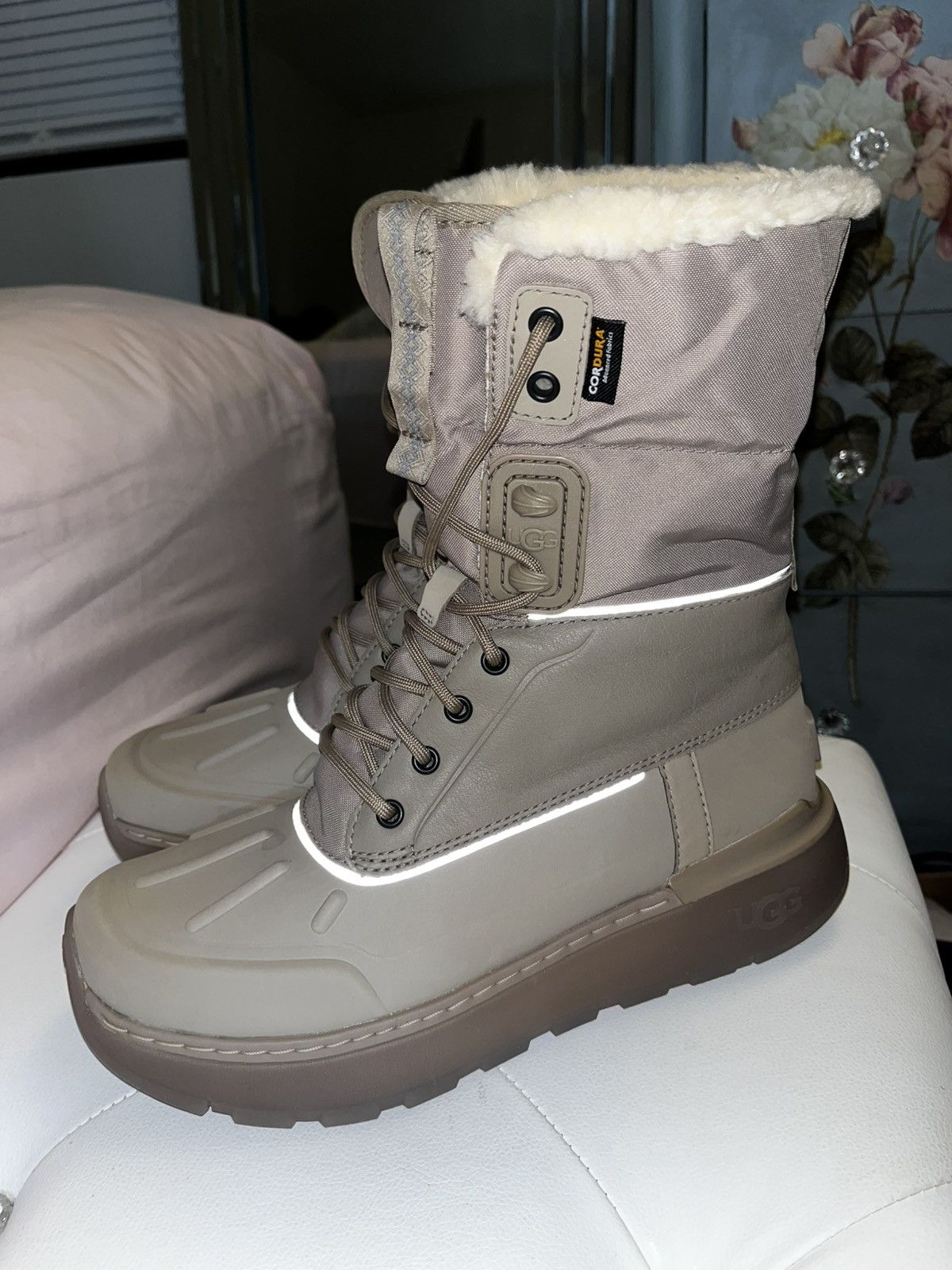 Ugg Ugg Men's City Butte Boot Dune Leather/ Wool 1153390 Size 11 Size US 11 / EU 44 - 3 Thumbnail