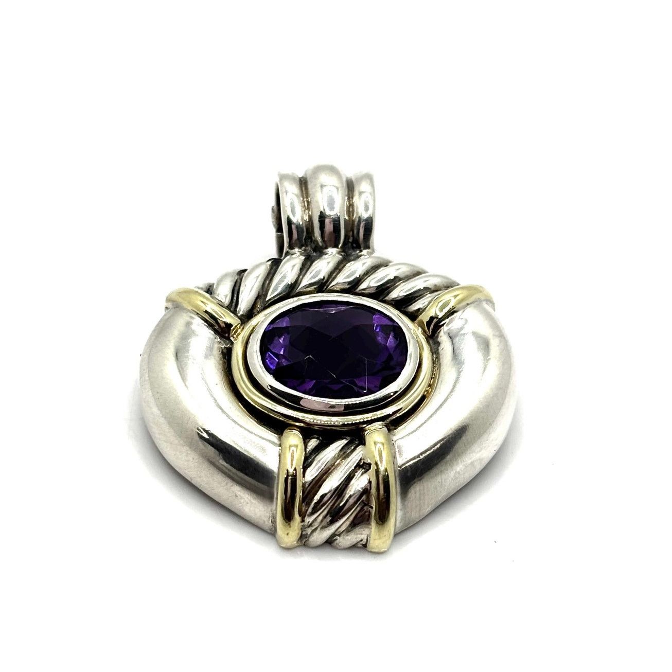 David Yurman DAVID YURMAN Renaissance Amethyst Enhancer Clip-On Pendant Size ONE SIZE - 6 Thumbnail
