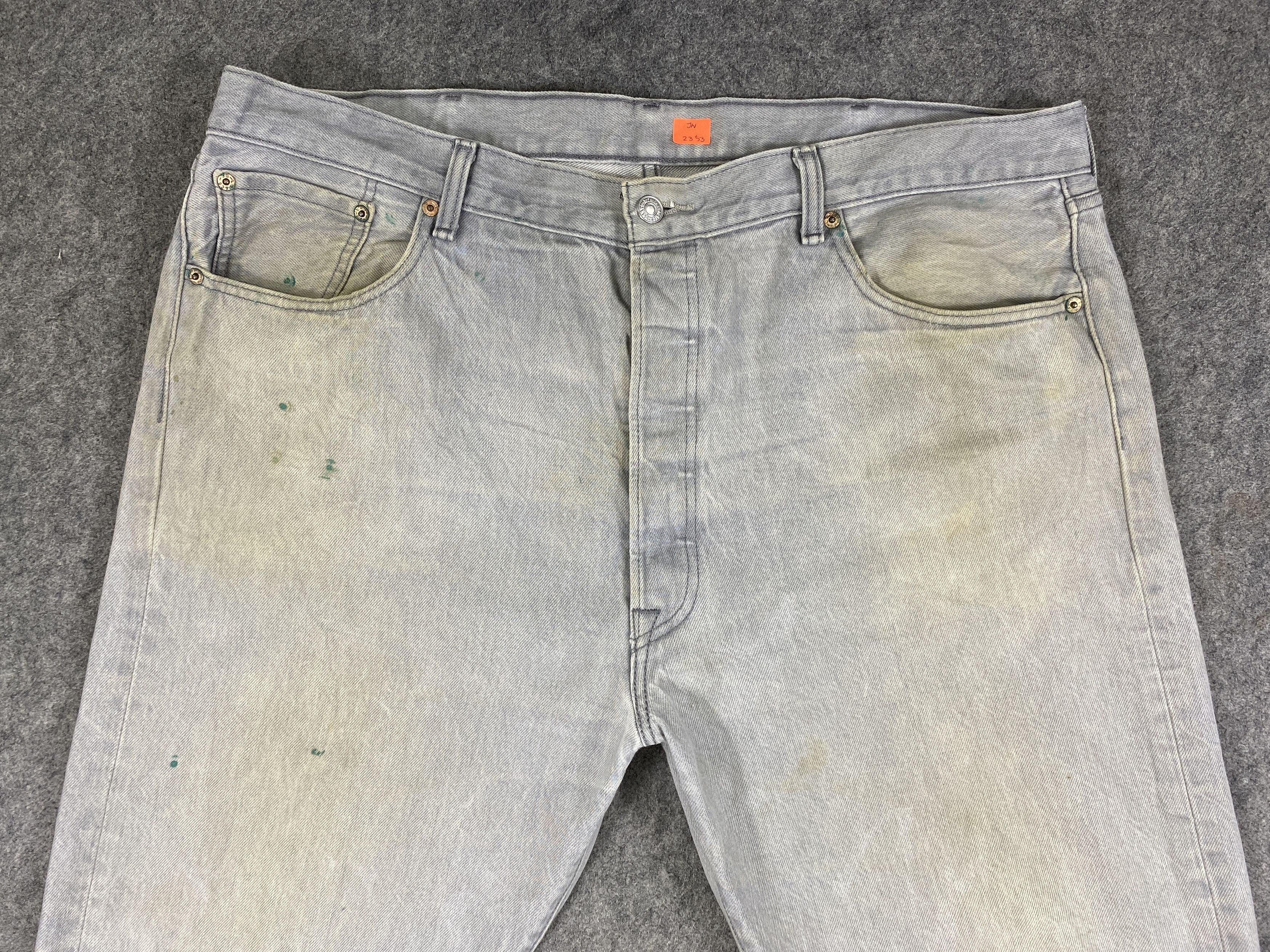 Levi's Light Wash Grey Vintage Levi's 501 40x27.5 Denim -JN2353 Size US 40 / EU 56 - 3 Thumbnail