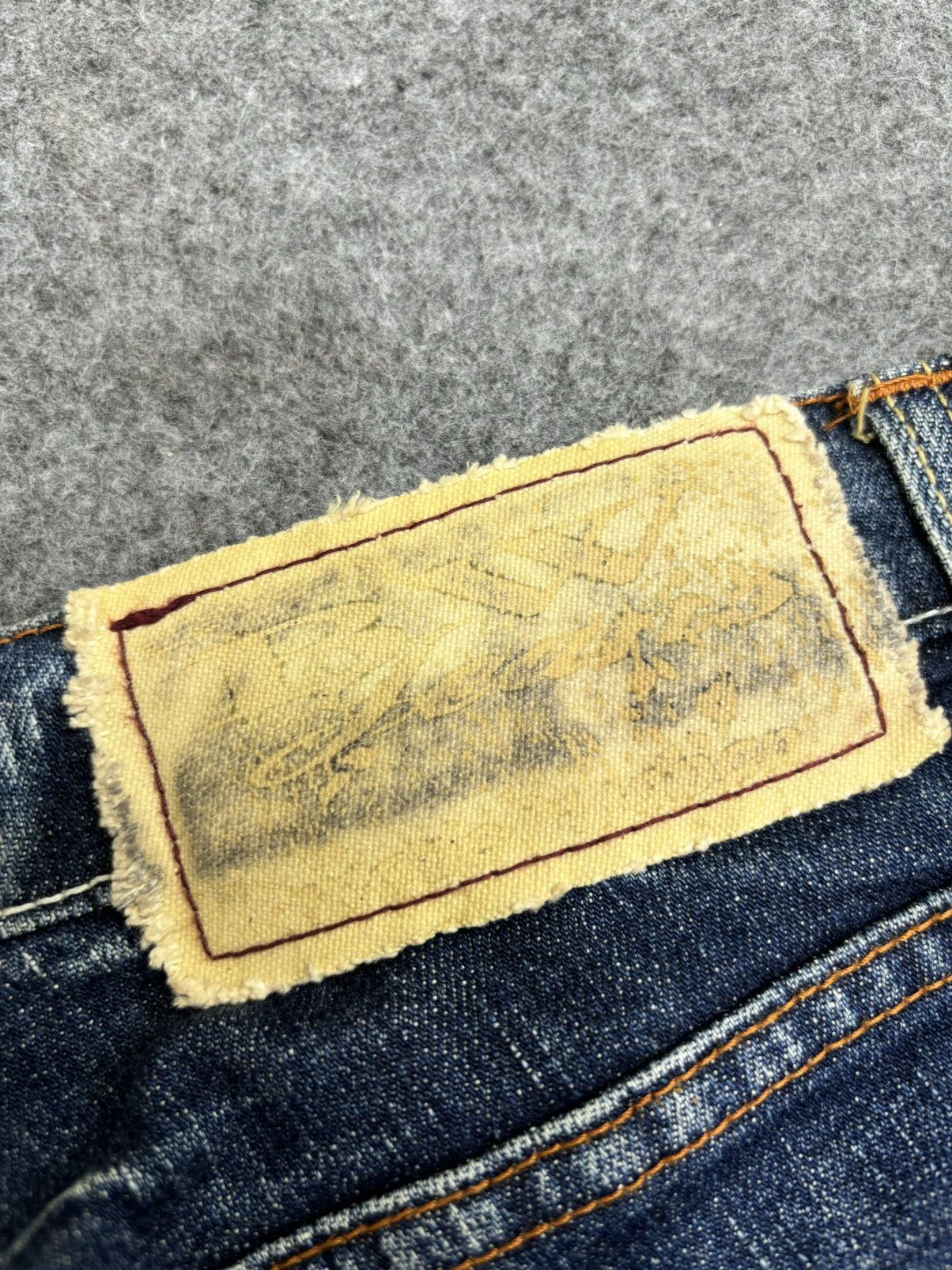 Japanese Brand 💥Super Flare💥Vtg 90s Style Blue Way StoneWash Denim F472 Size US 32 / EU 48 - 16 Thumbnail