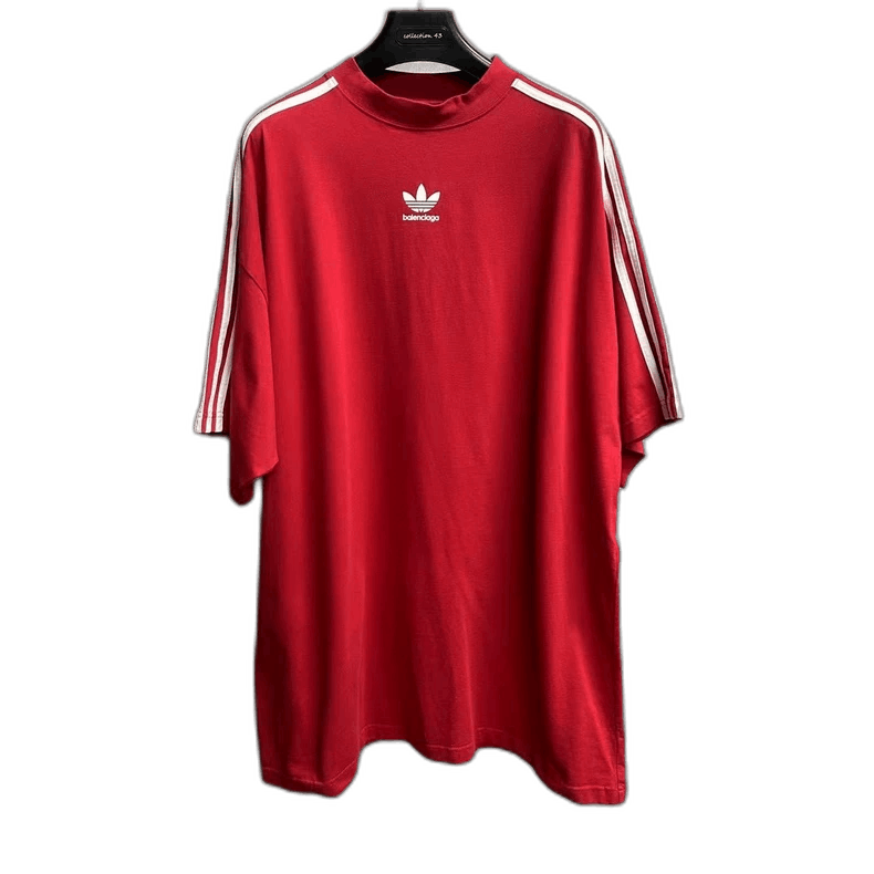 Balenciaga Balenciaga Adidas Red Logo Short Sleeve Shirt-yf Size US L / EU 52-54 / 3 - 1 Thumbnail