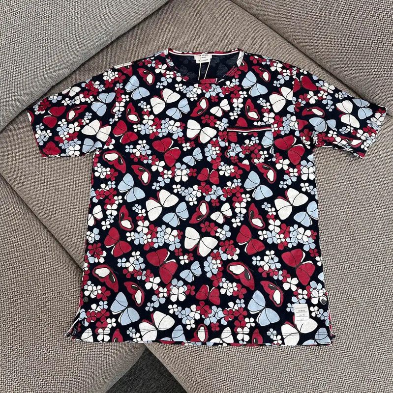 Thom Browne Thom Browne Black Cotton Women's T-shirt 0089 Size M / US 6-8 / IT 42-44 - 1 Thumbnail