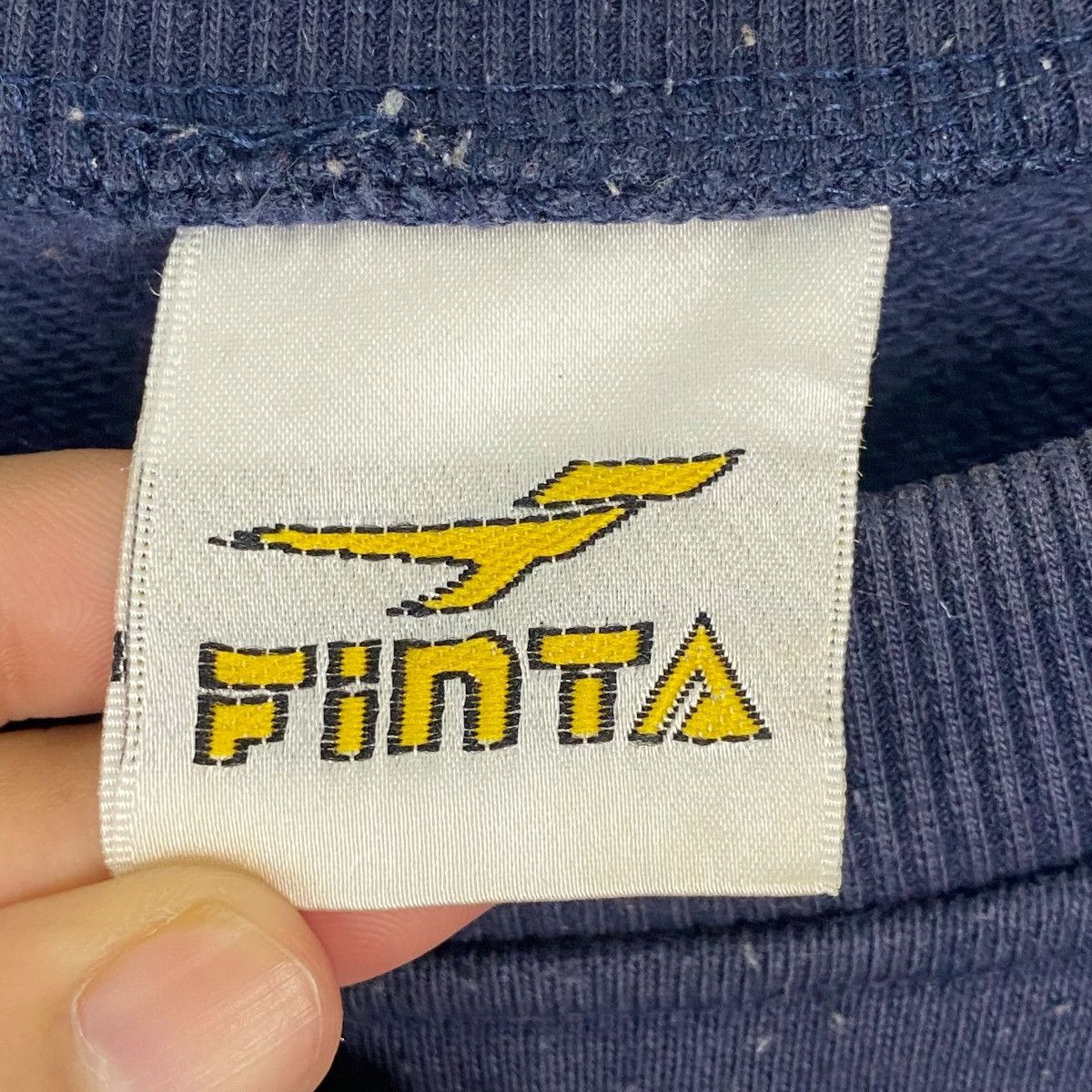 Other Vintage Finta Sweatshirt Crewneck Navy Blue Big Logo Size US M / EU 48-50 / 2 - 6 Thumbnail