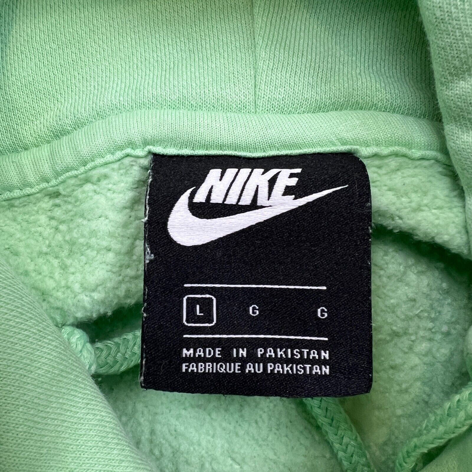 Nike × Vintage Nike Sportswear Hoodie Large Swoosh Fleece Hooded Sweatshirt Size US L / EU 52-54 / 3 - 9 Thumbnail