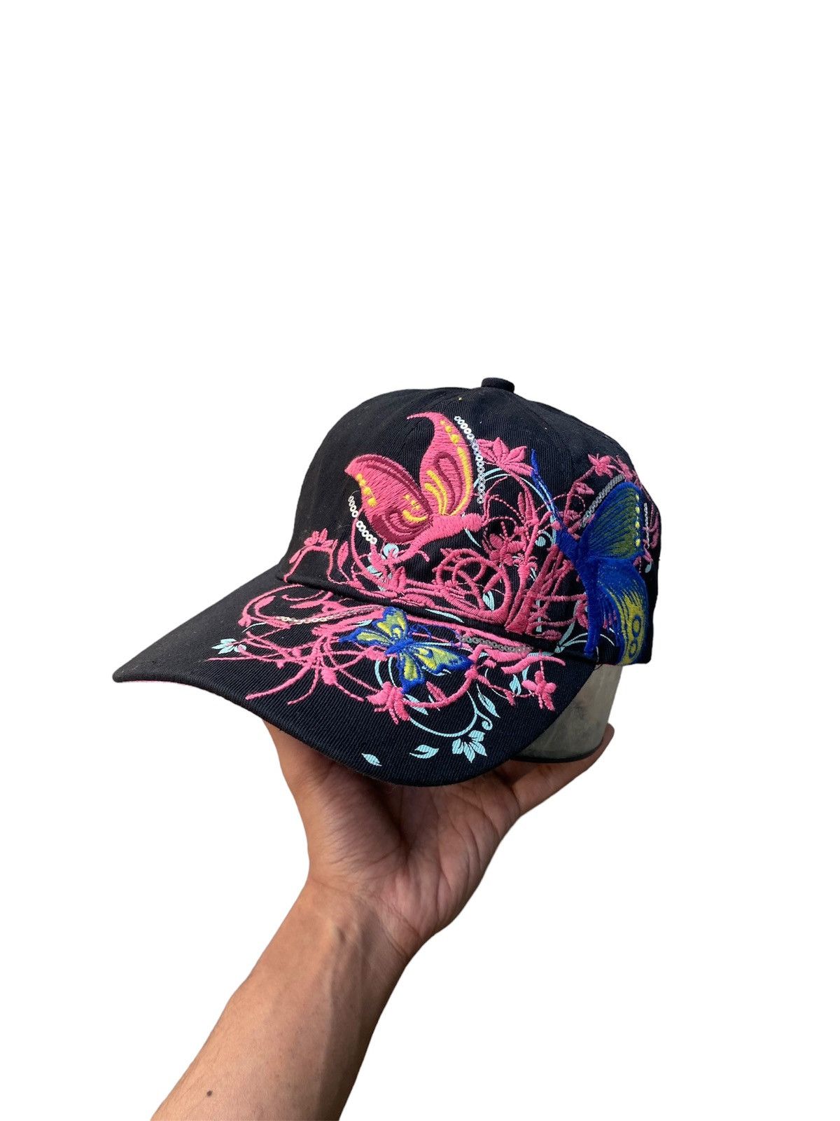 Japanese Brand × Vintage Butterfly Vintage Caps Size 32 - 1 Thumbnail