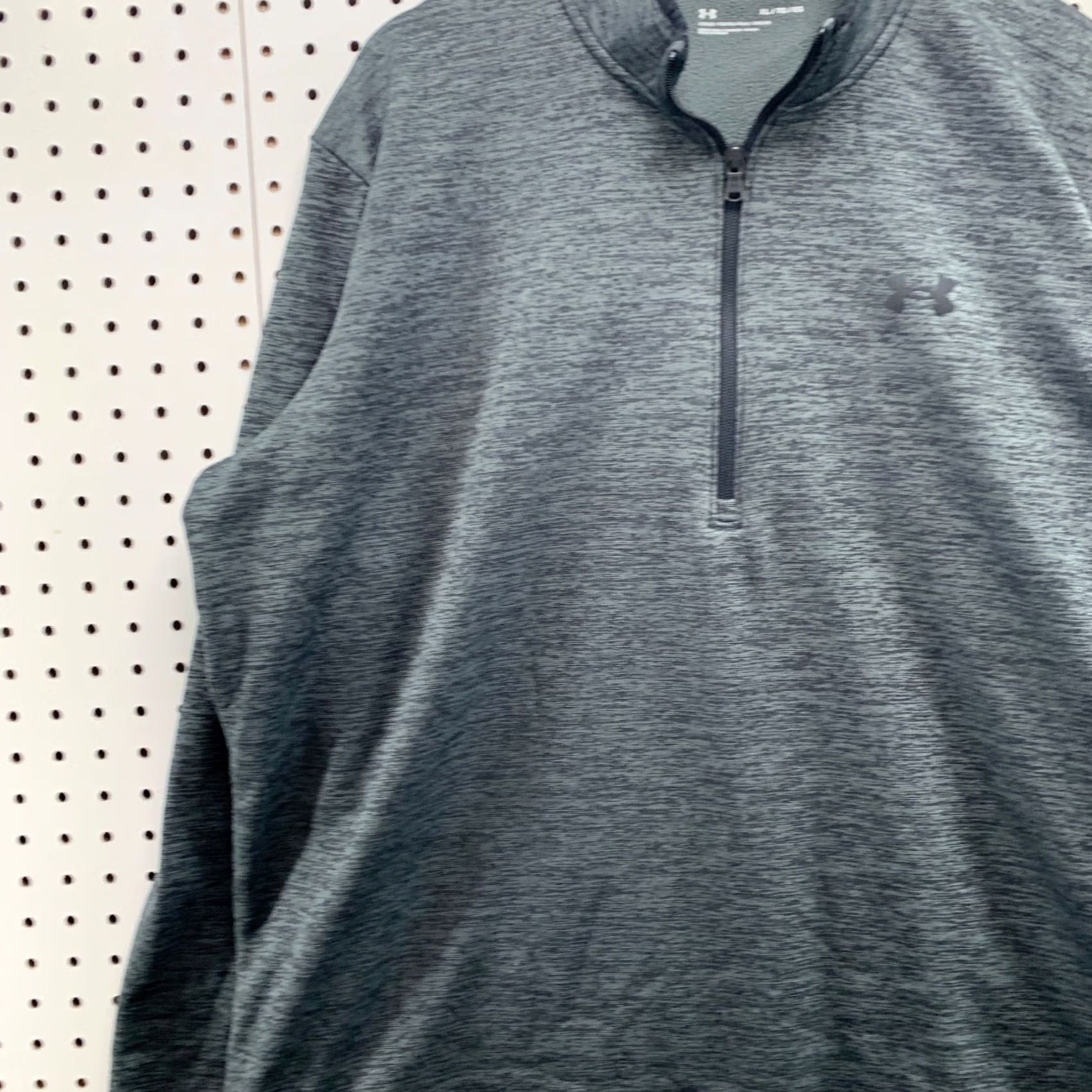 Under Armour Under Armour 1/4 Zip Pullover Sweatshirt Mens XL Loose Pullover 27x29 Gray Mock Neck Activewear Casual Pullover 1/4 Zip Mens XL Gray Size US XL / EU 56 / 4 - 3 Thumbnail