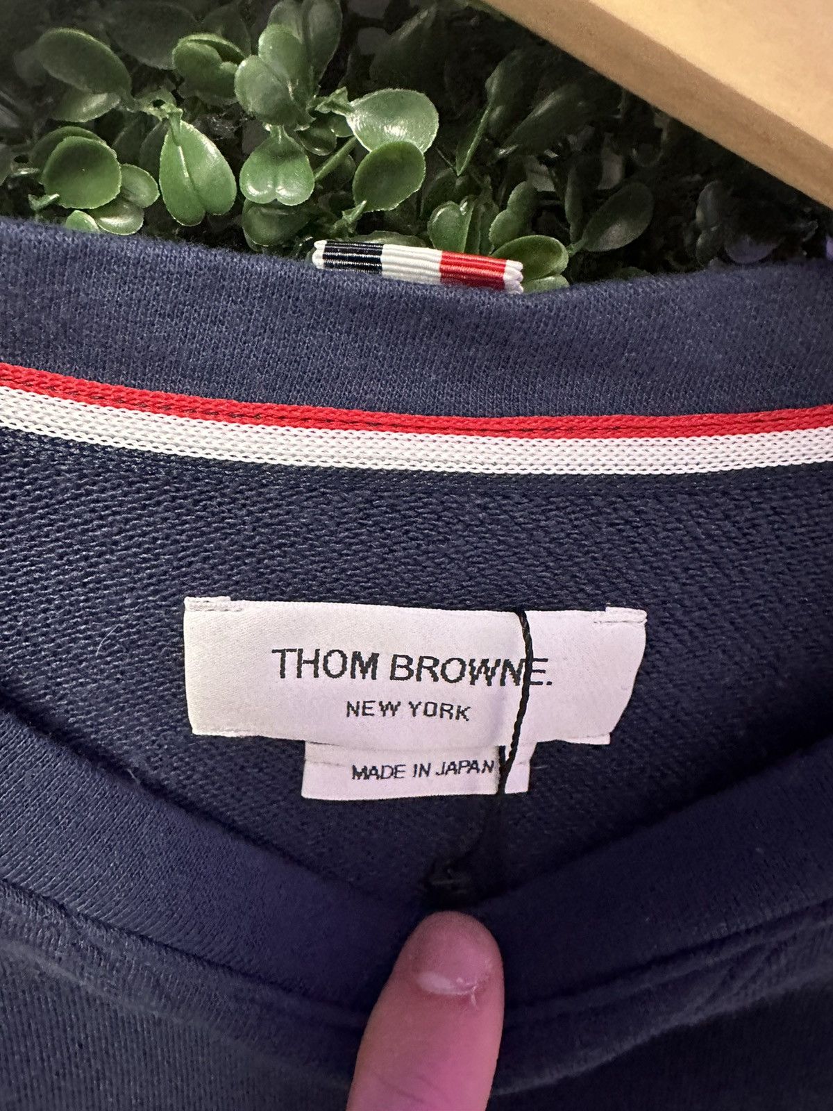 Thom Browne Thom Browne Crewneck Sweatshirt Navy Size US XS / EU 42 / 0 - 3 Thumbnail