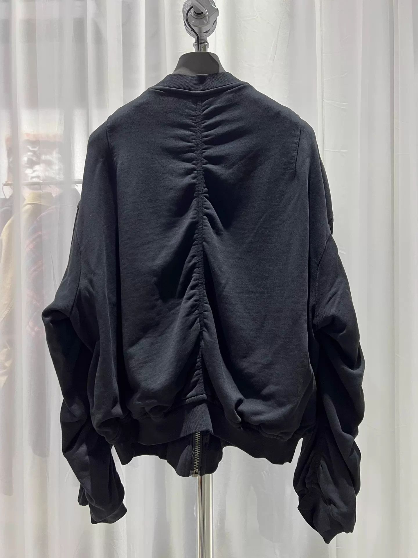 Haider Ackermann Haider Ackermann Perth Bomber Black Pleated Jacket Size US S / EU 44-46 / 1 - 5 Thumbnail