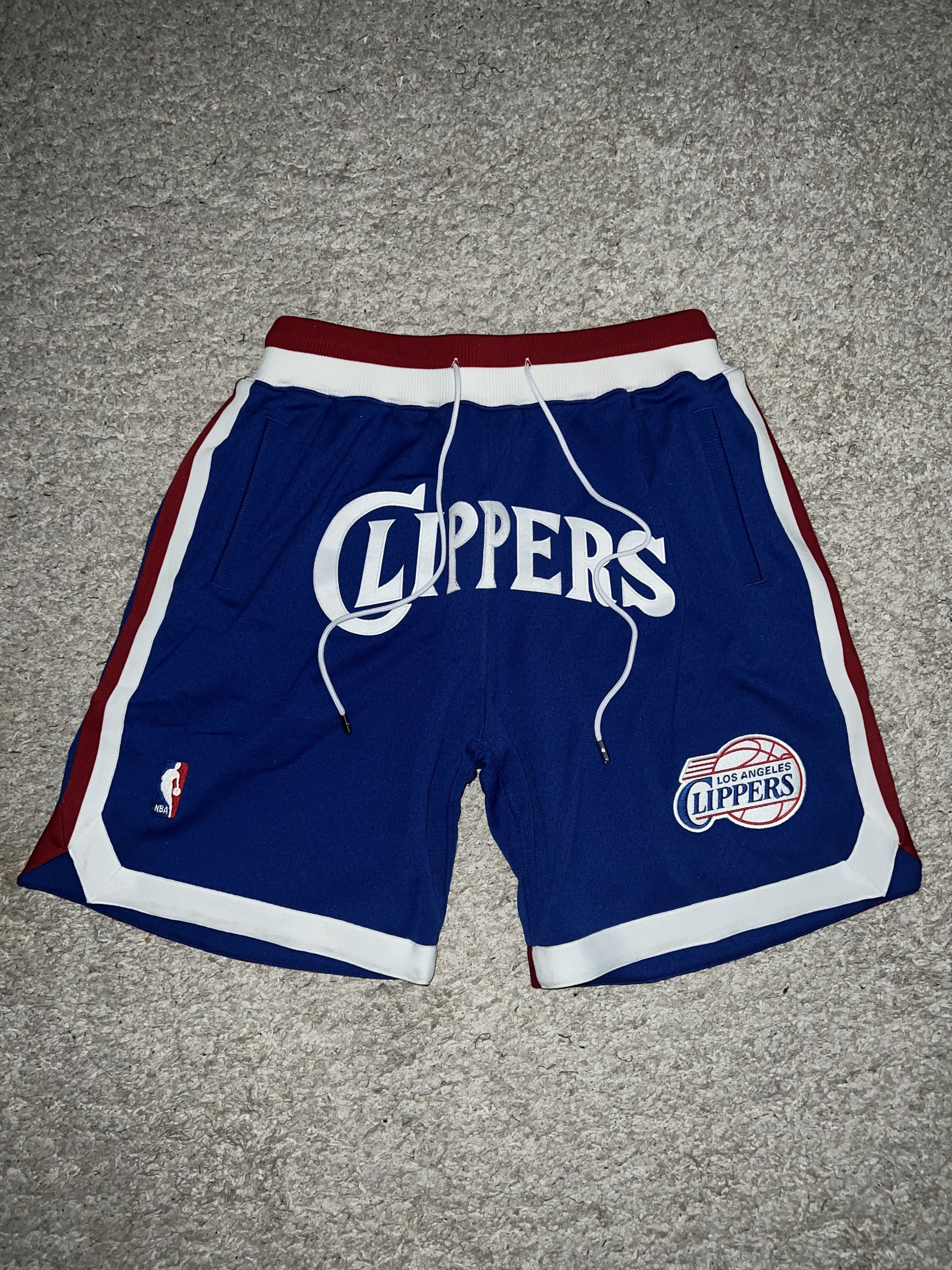 image of Just Don La Clippers 84-85 Mitchell & Ness Nba Shorts New in Blue, Men's (Size 34)