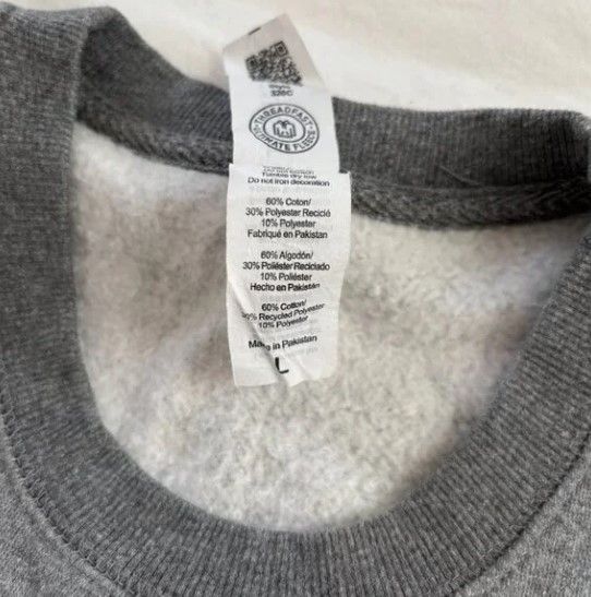 Other Jacqueline Novak Get On Your Knees Heather Grey Sweatshirt Size L / US 10 / IT 46 - 5 Thumbnail